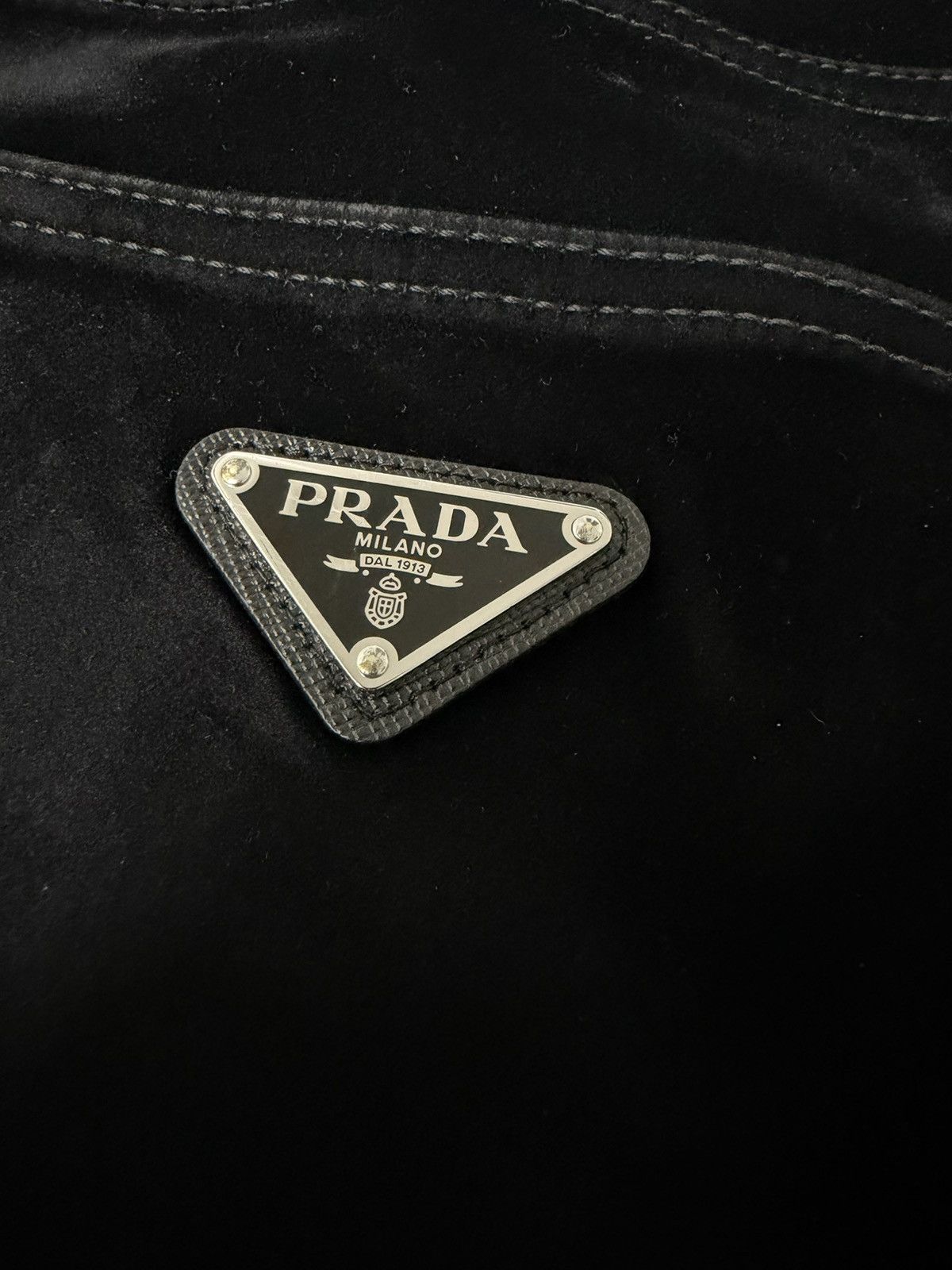 Prada Prada Five Pockets Triangle Velvet Pants Size US 31 - 4 Thumbnail