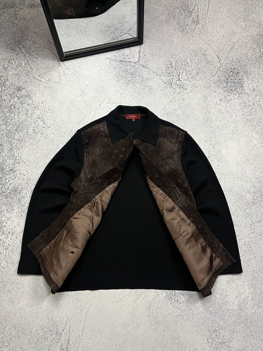 Burberry Vintage Burberry Paisley Pattern Wool Acrylic Jacket Sweater Size US M / EU 48-50 / 2 - 11 Thumbnail