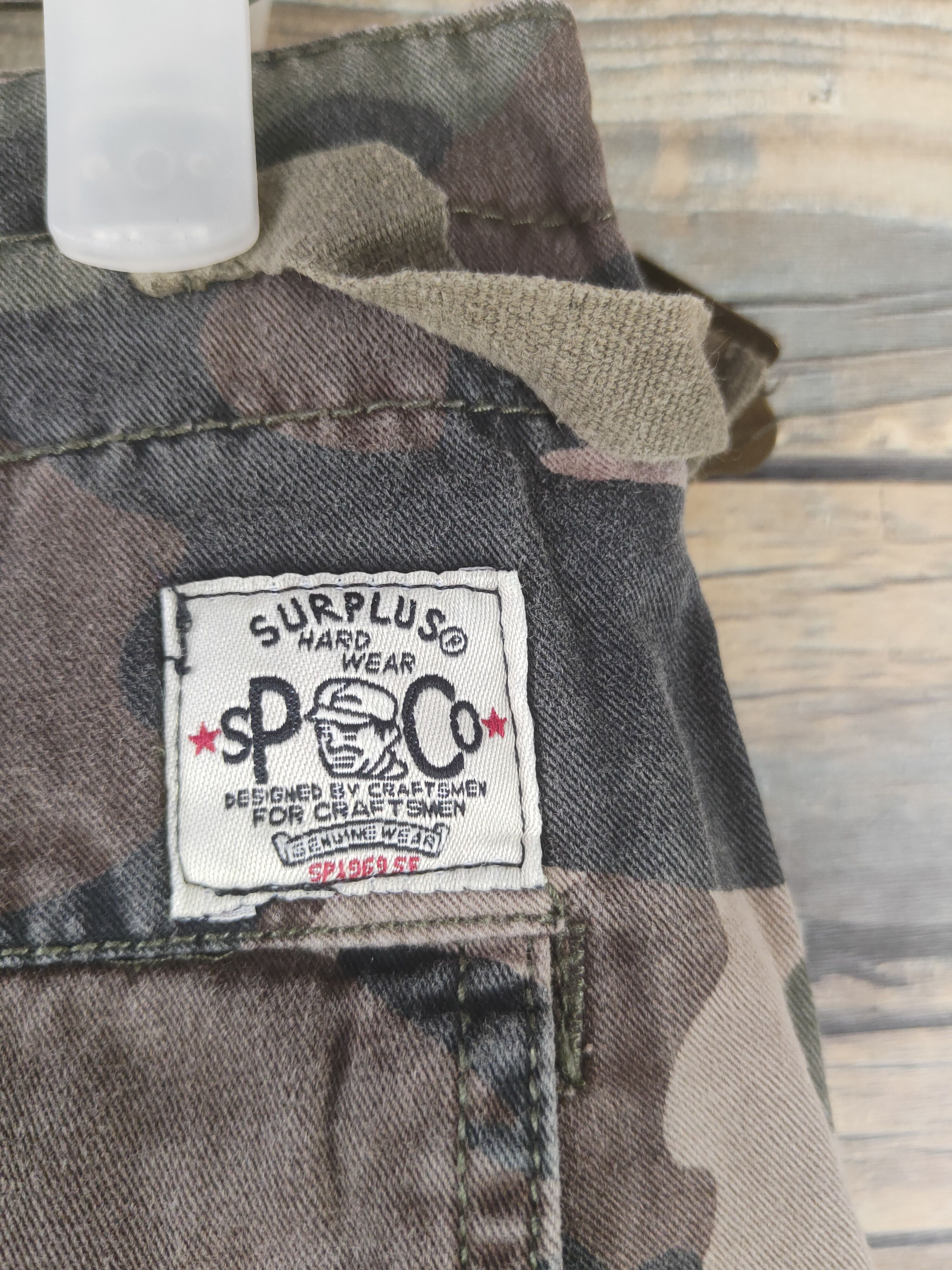 Surplus Research DL Surplus Camouflage Multipocket Cargo Pants #1938 Size US 30 / EU 46 - 12 Thumbnail