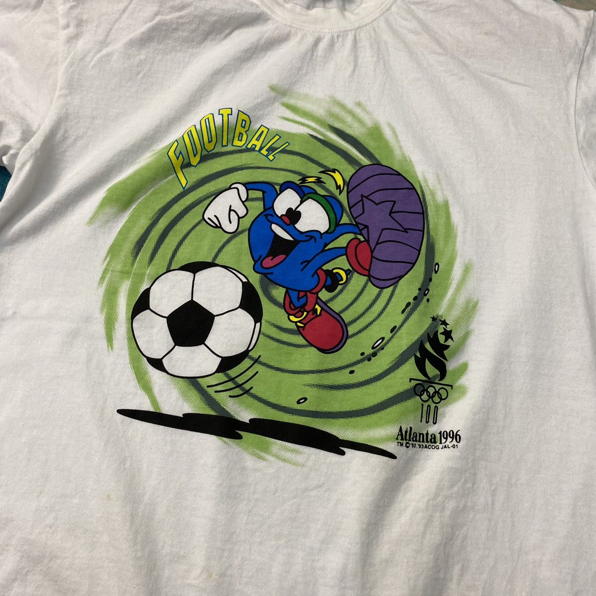 USA Olympics × Vintage Vintage Atlanta Olympic Games Collection Sportwear Tshirt Size US M / EU 48-50 / 2 - 6 Thumbnail