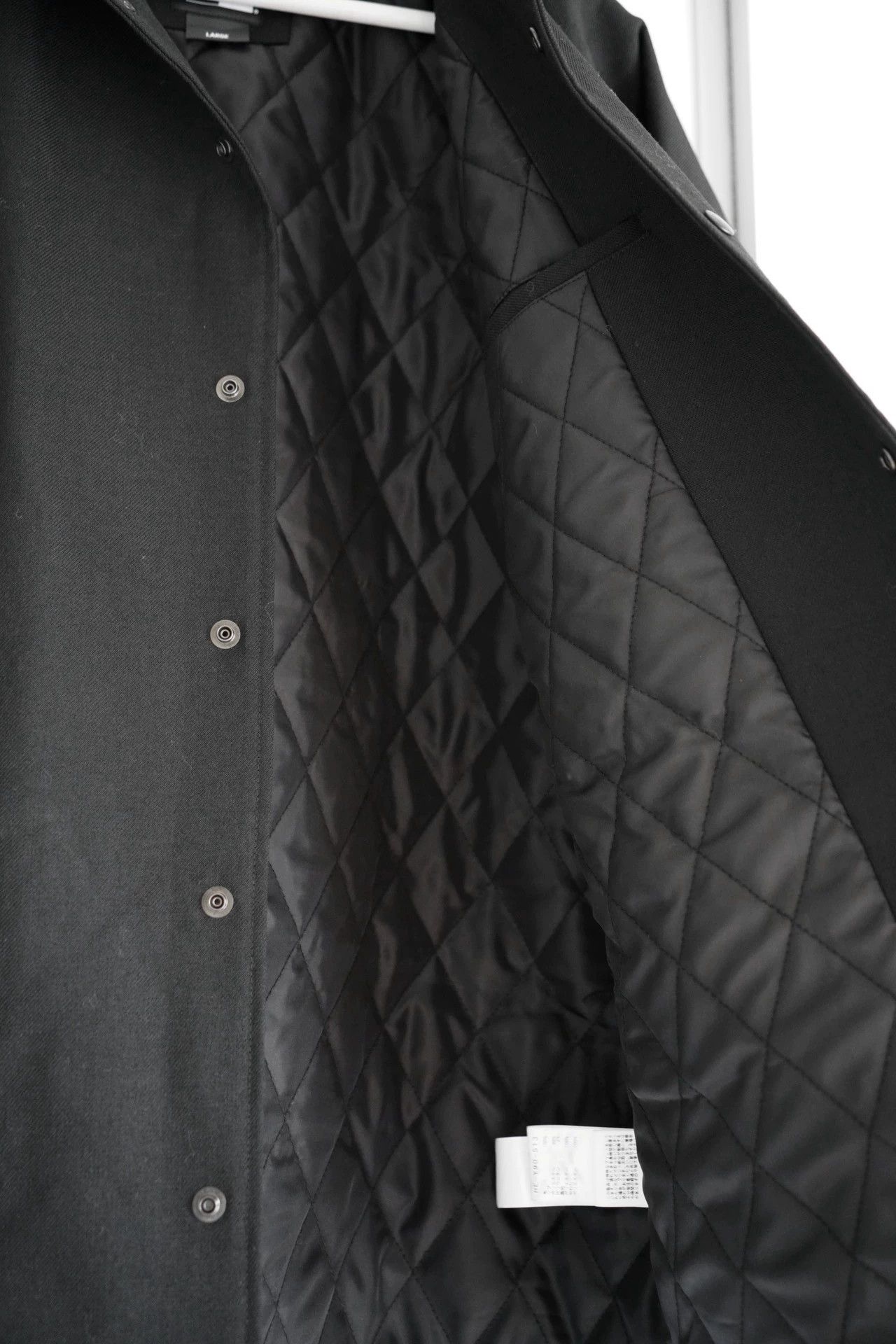 Yohji Yamamoto Yohji Yamamoto 22AW New Era Slogan Wool Coach Jkt Size US L / EU 52-54 / 3 - 4 Thumbnail