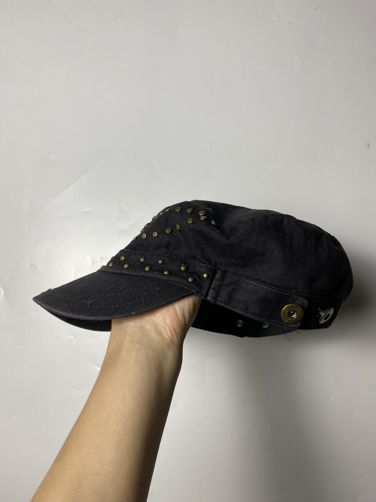 If Six Was Nine × Japanese Brand × KMRii studded cadet hat commando Size 30 - 8 Thumbnail