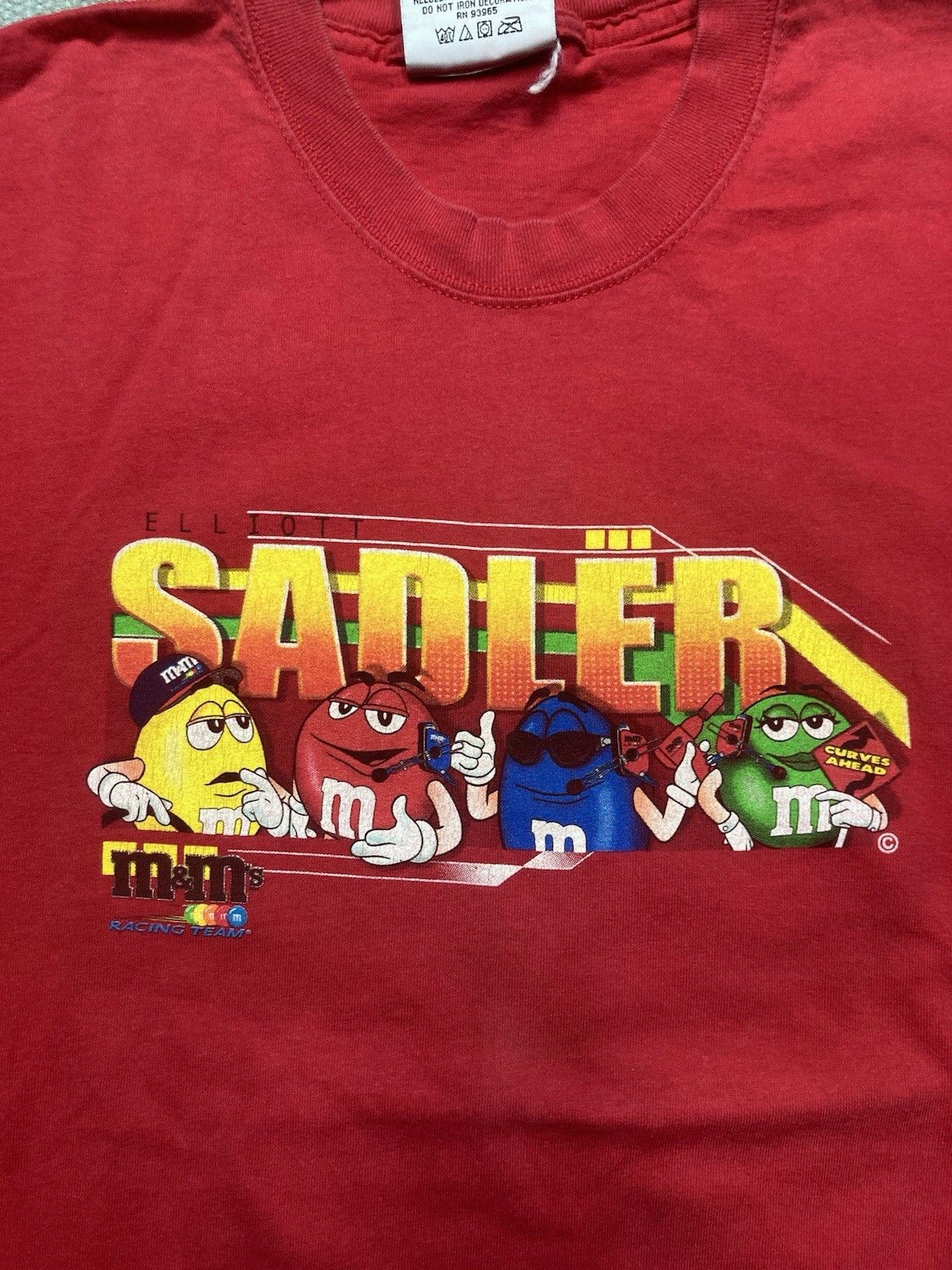 NASCAR × Vintage t shirt Elliot Sadler M&Ms racing team chase authentics M Size US M / EU 48-50 / 2 - 2 Thumbnail