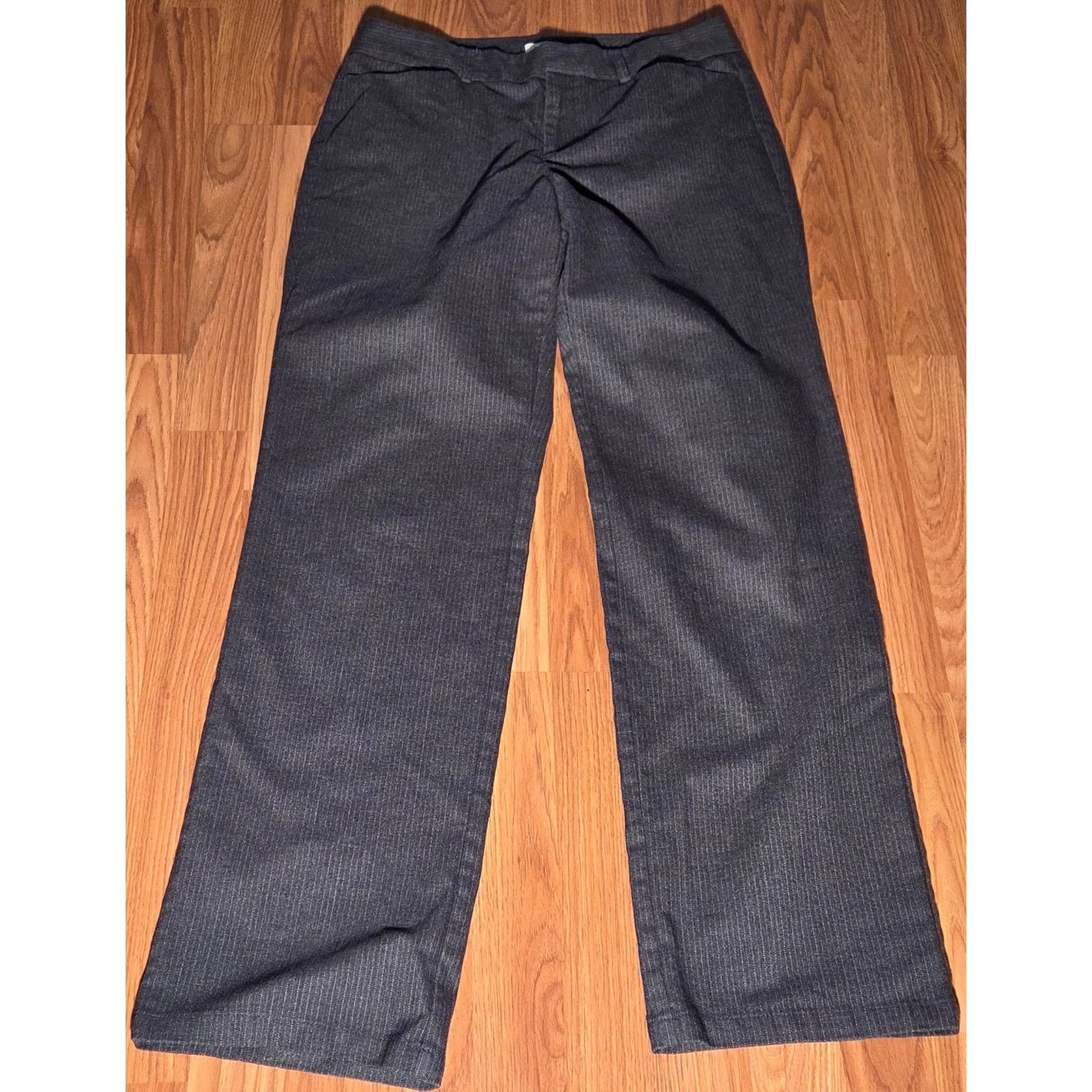 Dockers Dockers Dress Pants Slacks - Size 8 - Grey/Pinstripe Size 30" / US 8 / IT 44 - 2 Thumbnail