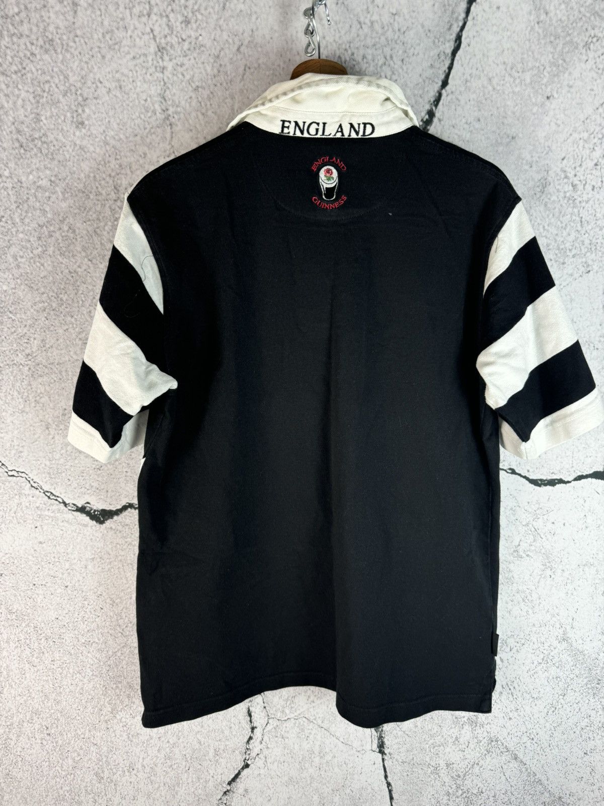 Cotton Traders Vintage England Rugby Cotton Traders Guiness Polo Jersey Size US M / EU 48-50 / 2 - 2 Thumbnail