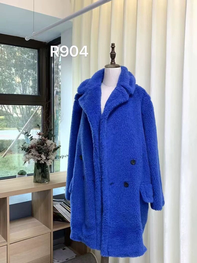 Vintage Maxmara Blue Teddy Bear Coat -dmc Size US M / EU 48-50 / 2 - 1 Thumbnail