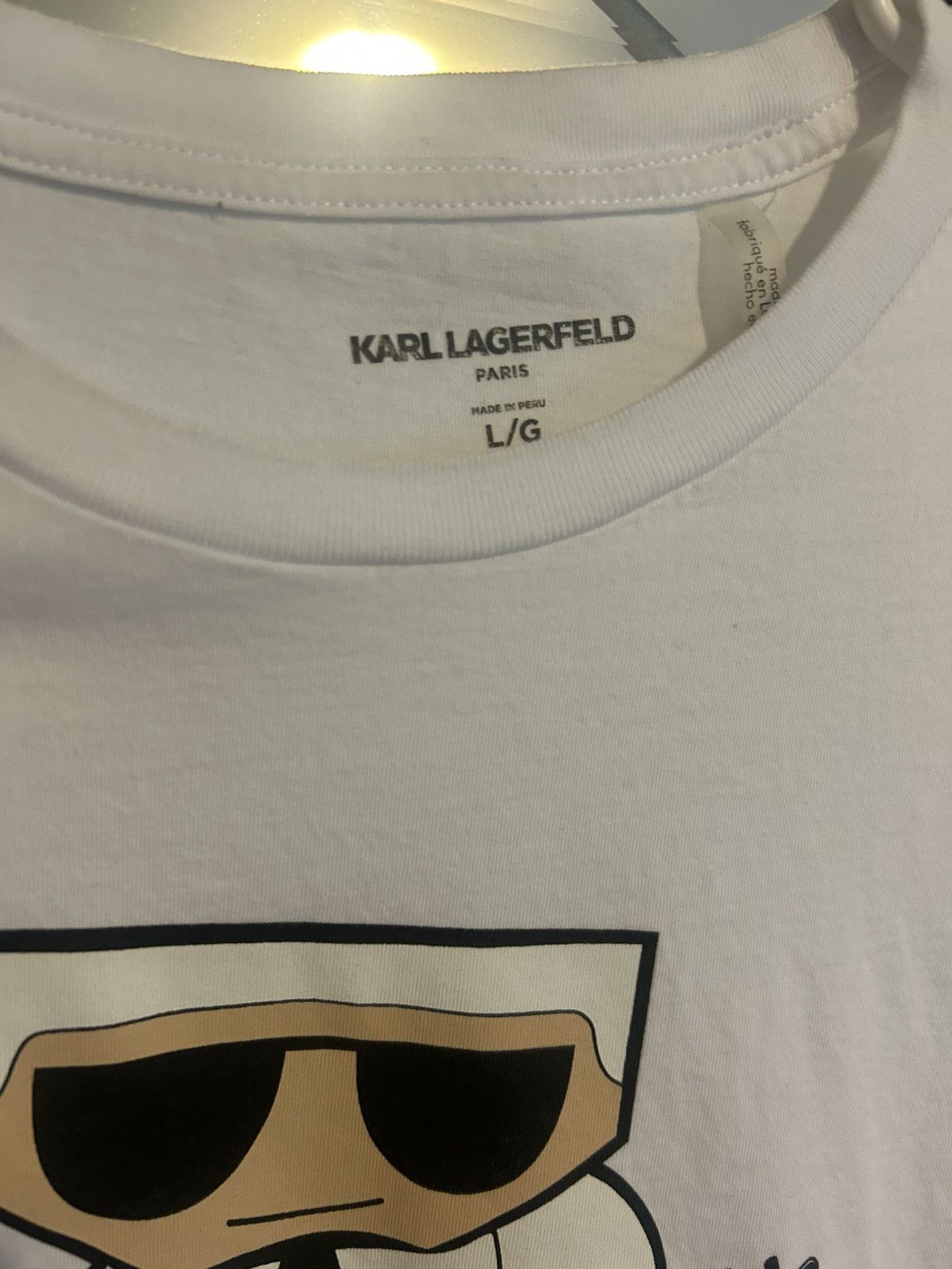 Karl Lagerfeld Karl Lagerfield Rockstar Logo S/S Tee Size US L / EU 52-54 / 3 - 2 Thumbnail