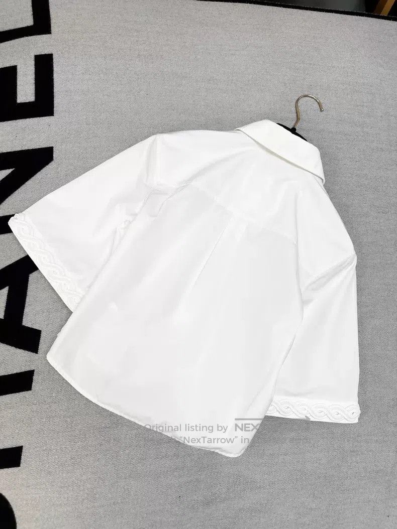Valentino Valentino White heavy-duty beaded cord design oversized to Size XS / US 0-2 / IT 36-38 - 4 Thumbnail