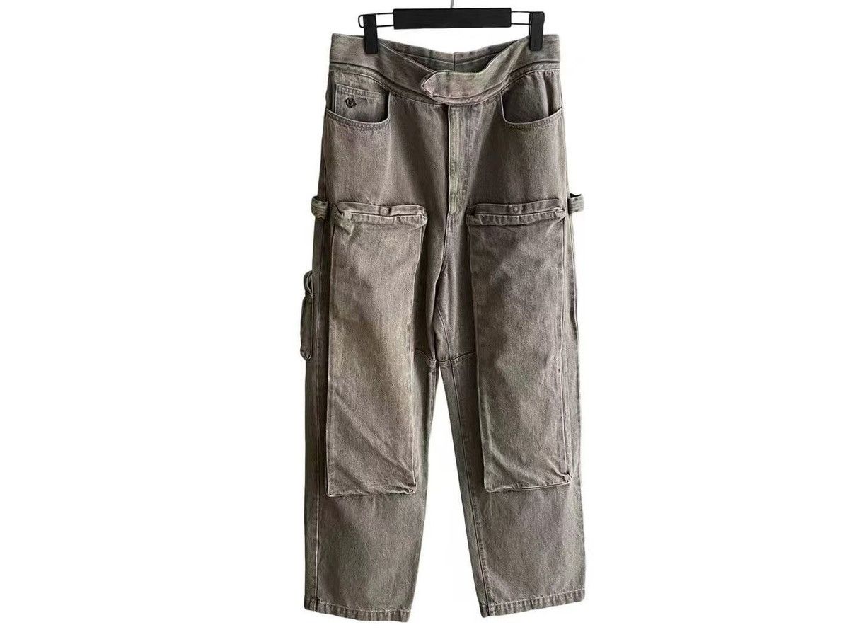 Louis Vuitton 3D Double Knee Cargo Denim Pants