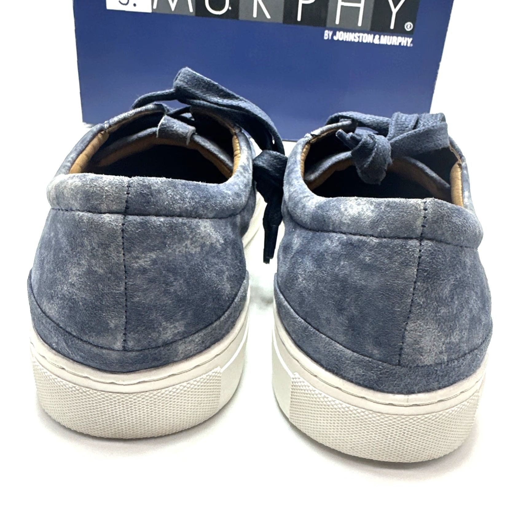 Johnston & Murphy Johnston & Murphy Banks Lace To Toe Mens 9 M Sneaker Tru Foam Blue Leather Upper Athletic Shoe Boots? Size US 9 / EU 42 - 4 Thumbnail