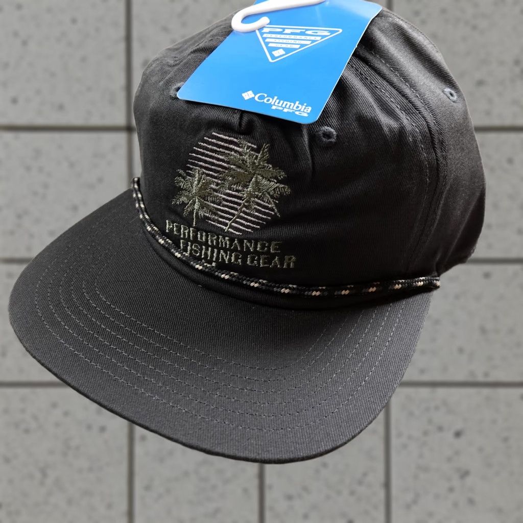Roper Columbia Hat Cap Mens One Size Black Adjustable Snap Back Rope Fishing Size ONE SIZE - 1 Thumbnail