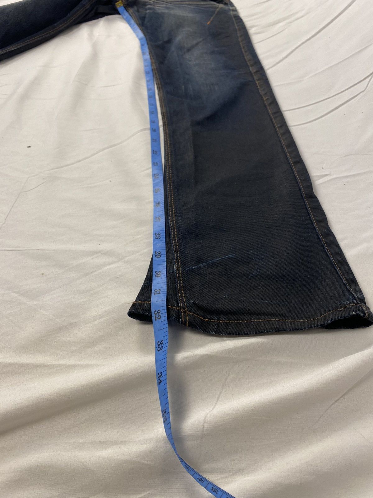 If Six Was Nine Rare 🔥 Nicole Club for Men Waxed Mud Wash Flared Denim Jeans Size US 30 / EU 46 - 23 Thumbnail
