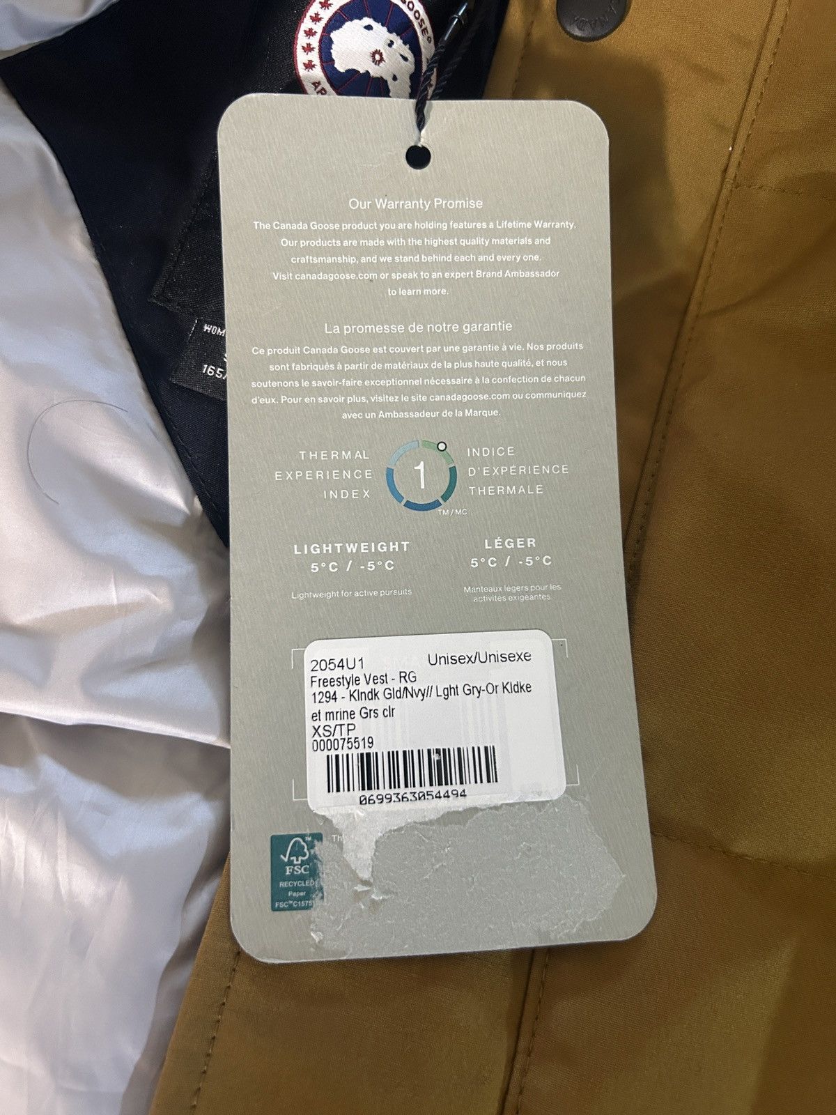 Canada Goose CANADA GOOSE Freestyle Regeneration Two Tone gilet vest Size US XS / EU 42 / 0 - 4 Thumbnail