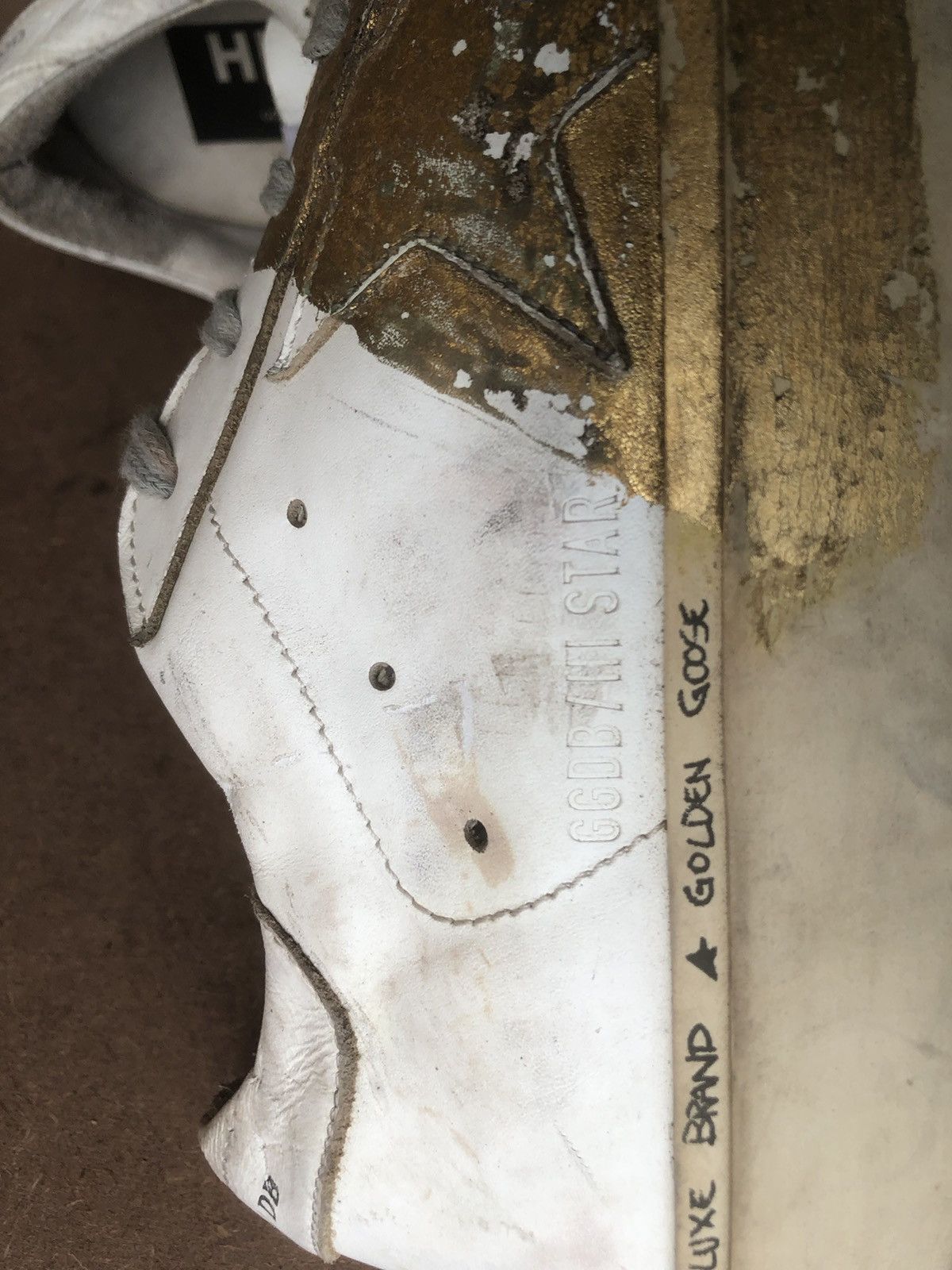 Golden Goose Golden Goose Hi-Star White Leather Women’s Sneakers Size 37 Size US 7 / IT 37 - 17 Thumbnail