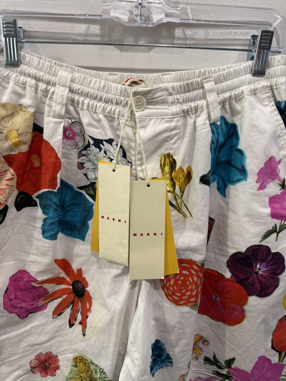 Marni Marni Bouquet Shorts White Size US 34 / EU 50 - 2 Thumbnail