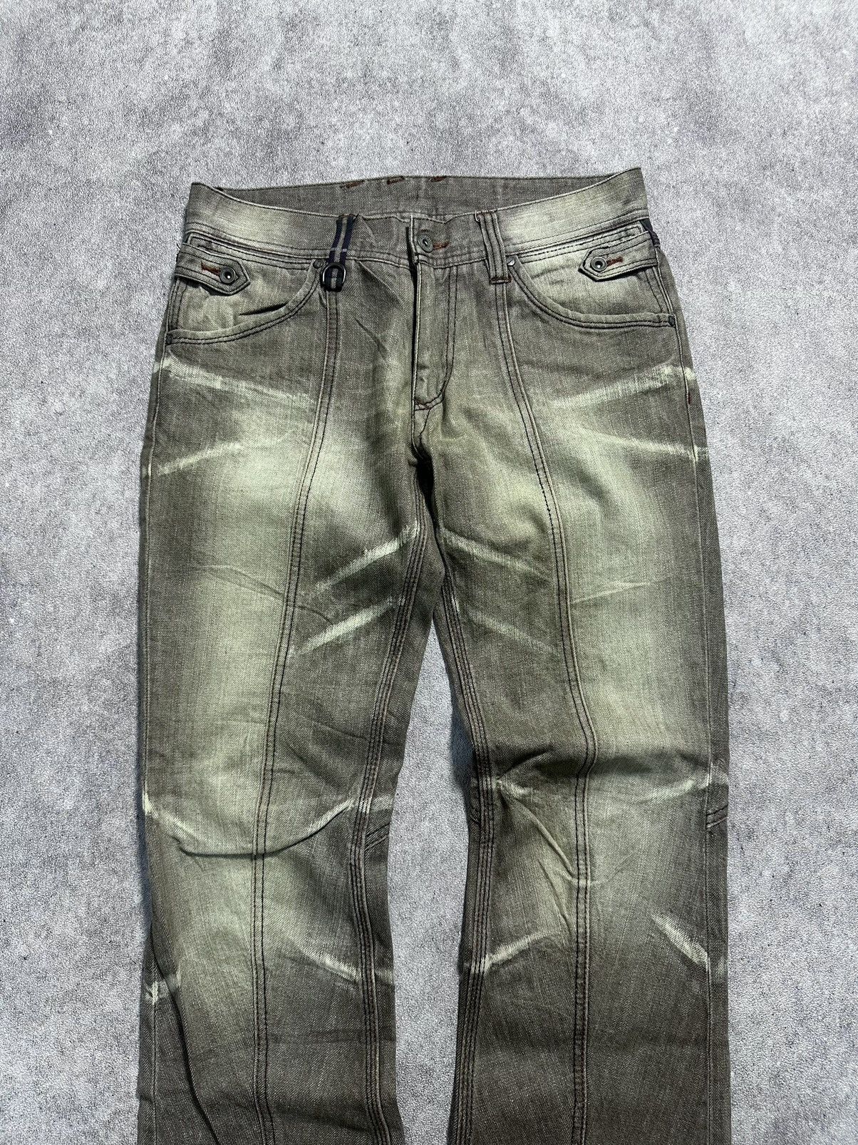 If Six Was Nine Japanes Hide Away Nicole Flared Jeans Size US 32 / EU 48 - 4 Thumbnail