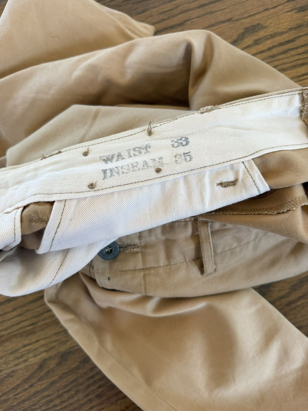 Buzz Rickson's Buzz Rickson’s Trousers US Army Military Pants Size US 33 - 5 Thumbnail