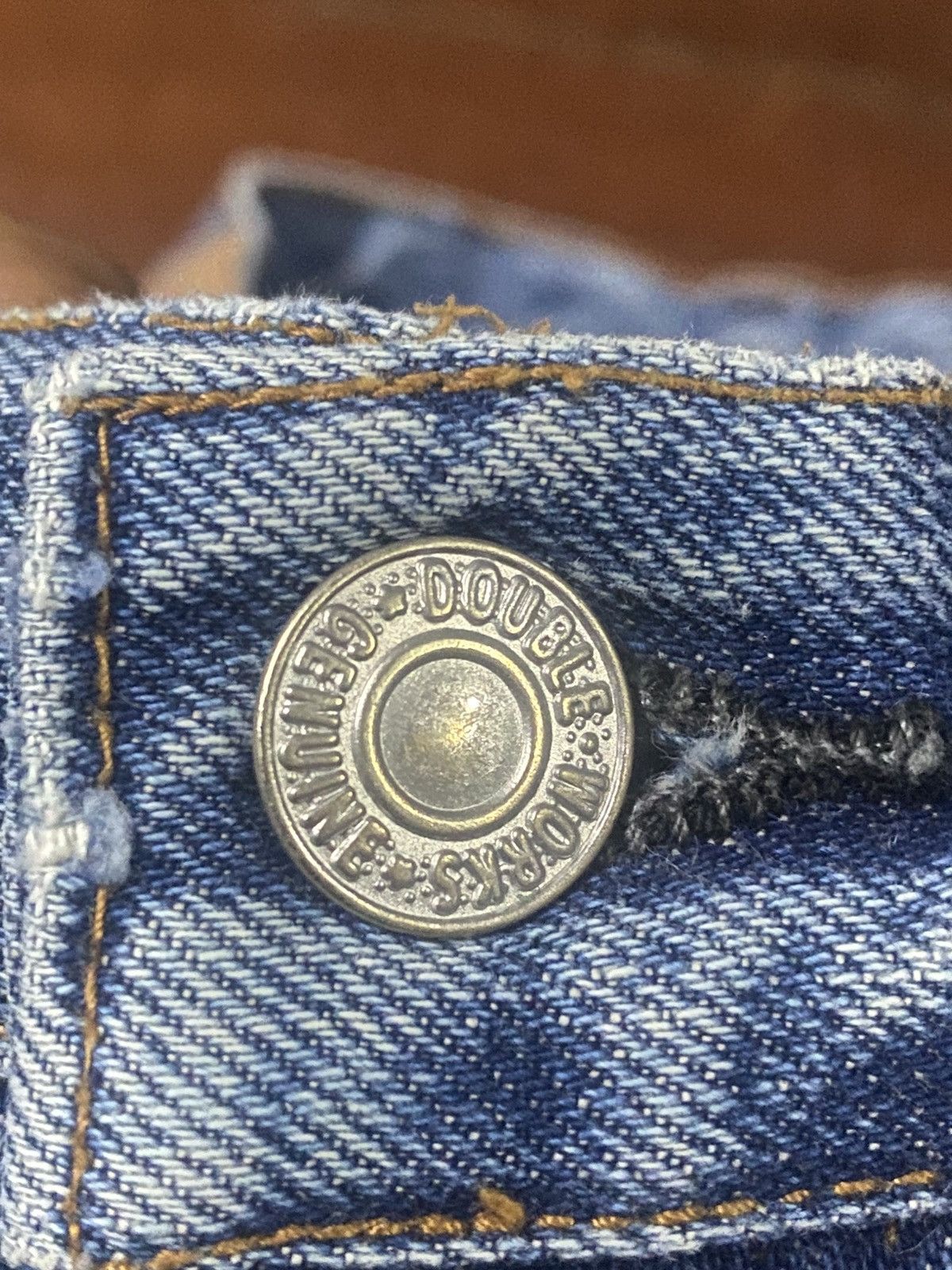 Warehouse Fire 🔥🔥 DOUBLE WORKS WAREHOUSE.CO DENIM JEANS Size US 34 / EU 50 - 6 Thumbnail