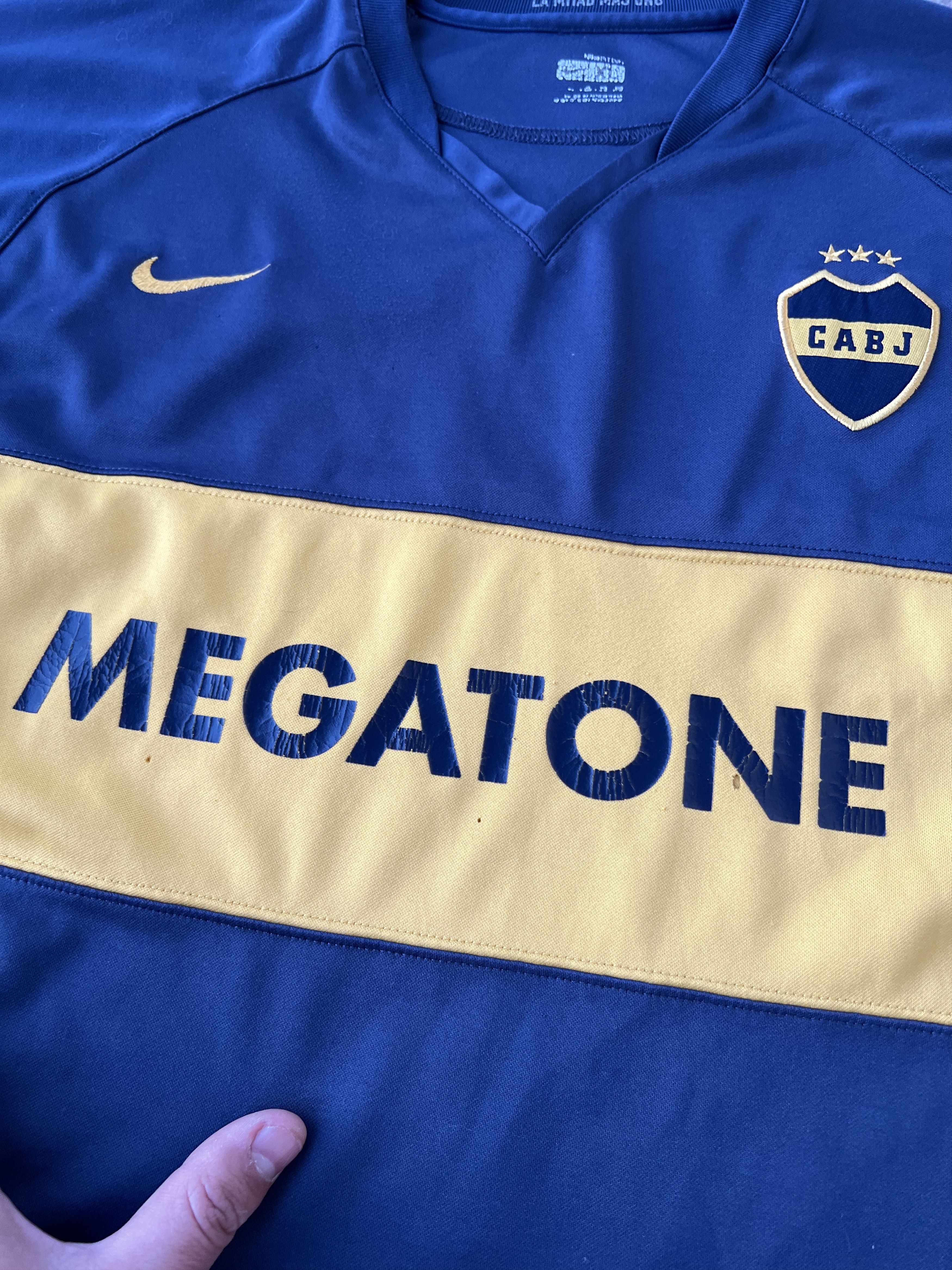 Nike Nike Boca Junior Megatone Football Jersey Size US XL / EU 56 / 4 - 4 Thumbnail