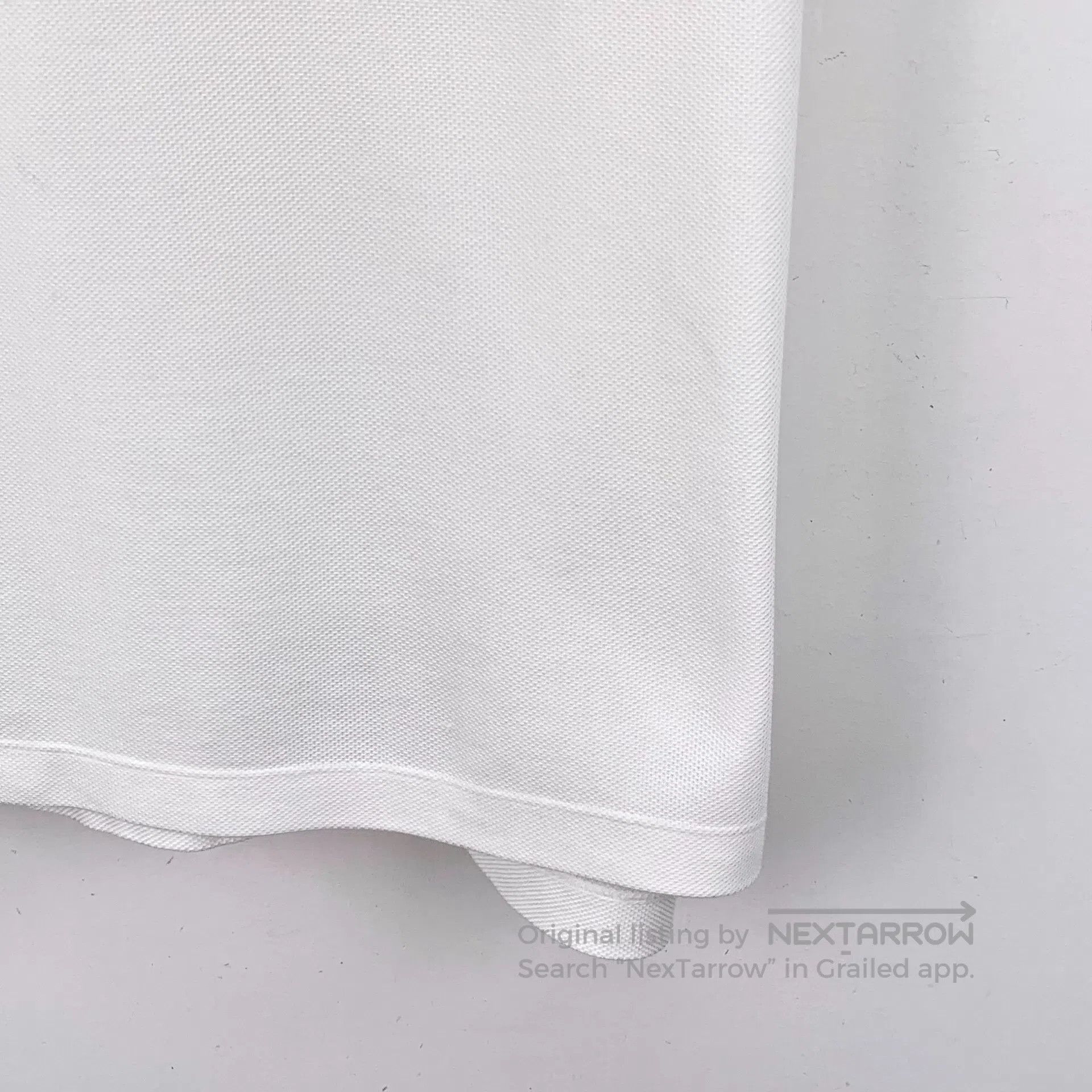 Burberry Burberry White Logo Embroidered Cotton Collared Short Slee Size US XL / EU 56 / 4 - 4 Thumbnail