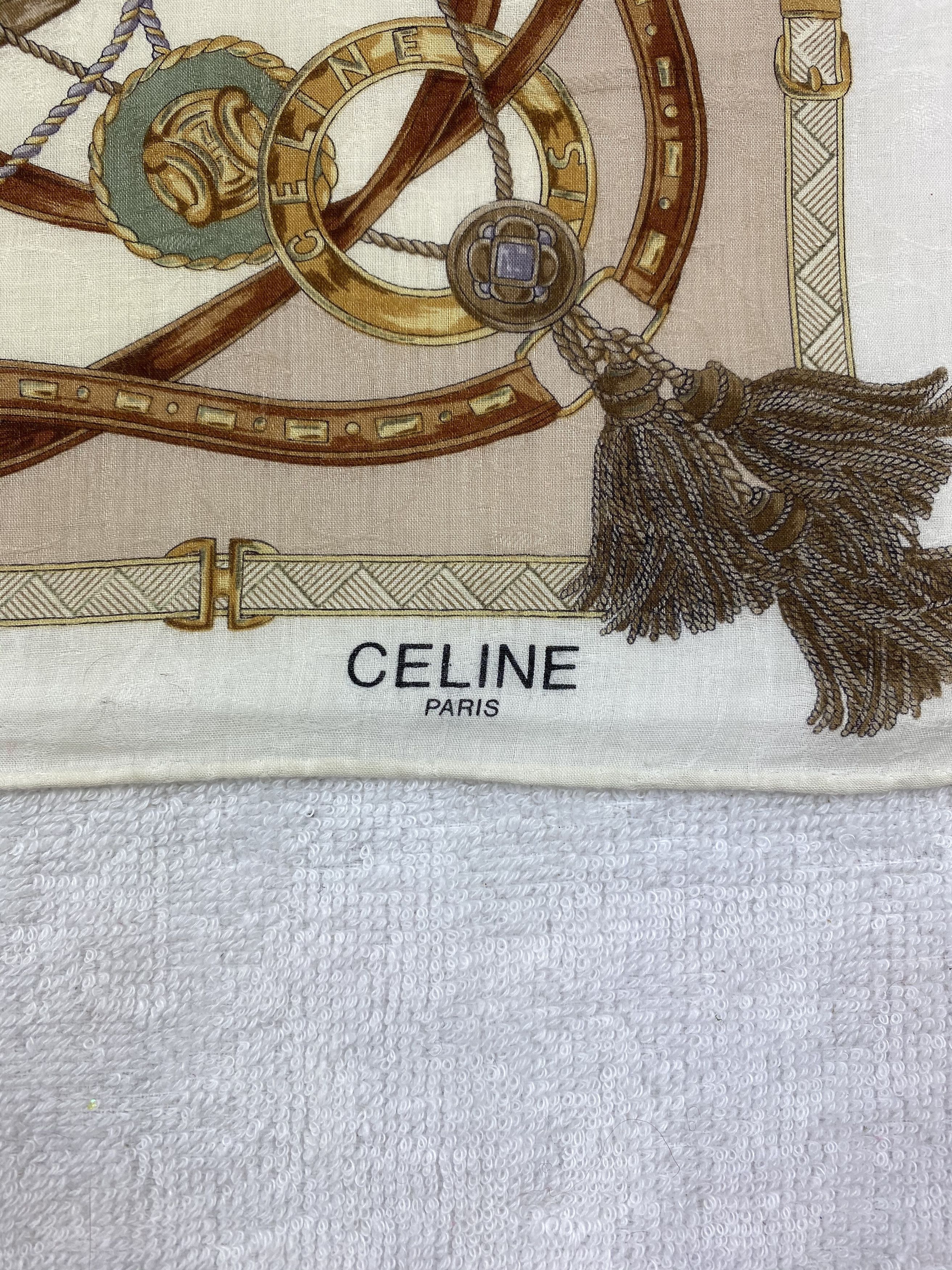 Celine Celine Luxury Handkerchief / Bandana / Neckerchief Size ONE SIZE - 5 Thumbnail