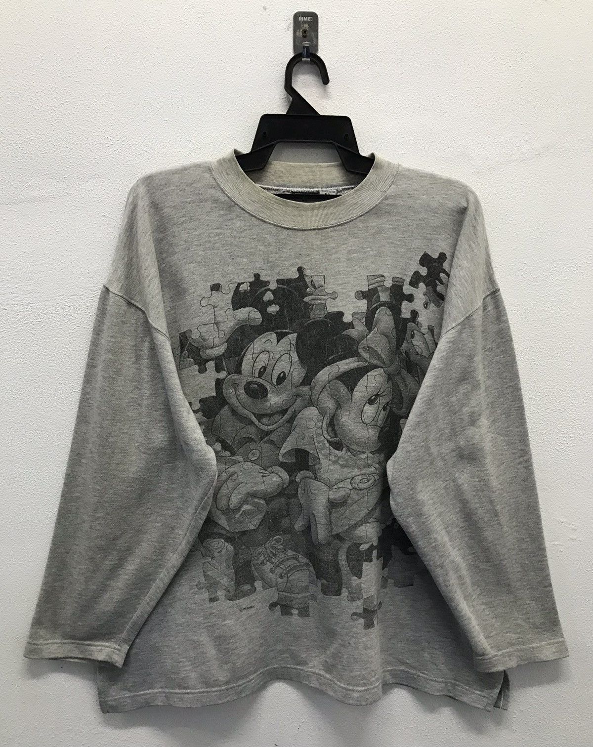 Deals Vintage Disney Park Walt Disney American Mouse Sweat Shirt Gray Sz.XL