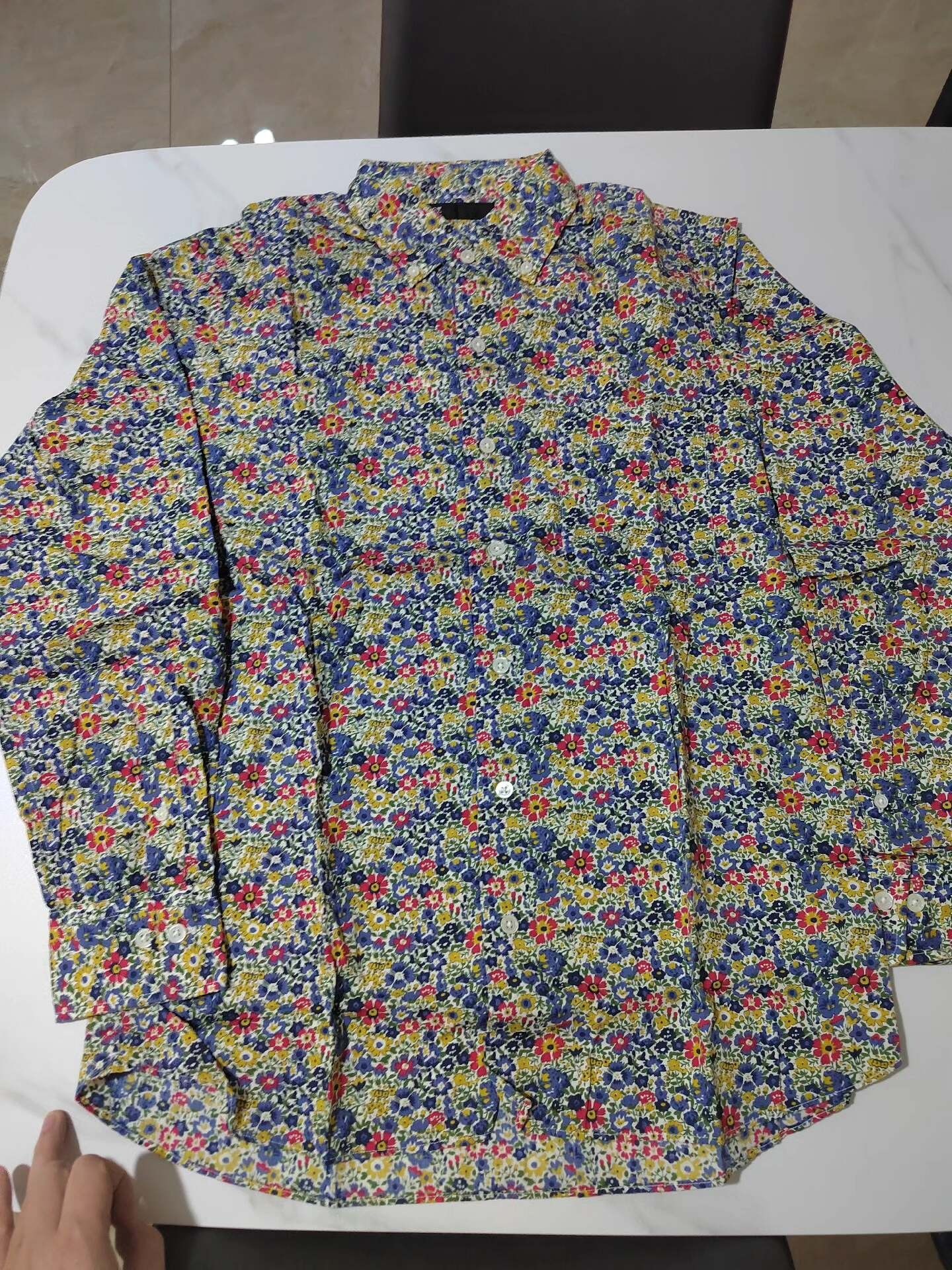 Vintage 23 Floral Print Shirt Size US S / EU 44-46 / 1 - 1 Thumbnail