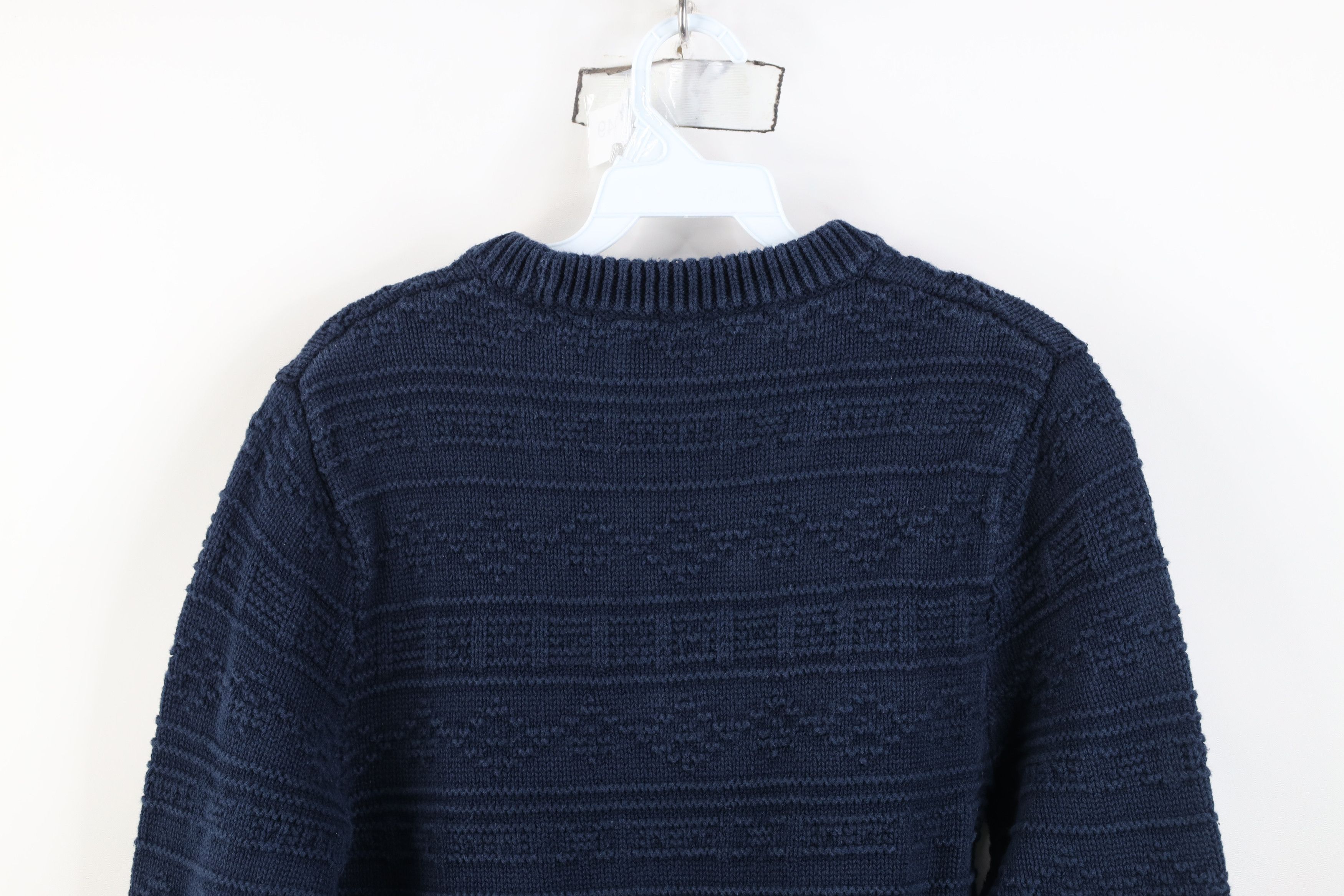 J.Crew Vintage Y2K J Crew Guernsey Knit Fair Isle Sweater Blue Size US S / EU 44-46 / 1 - 10 Thumbnail