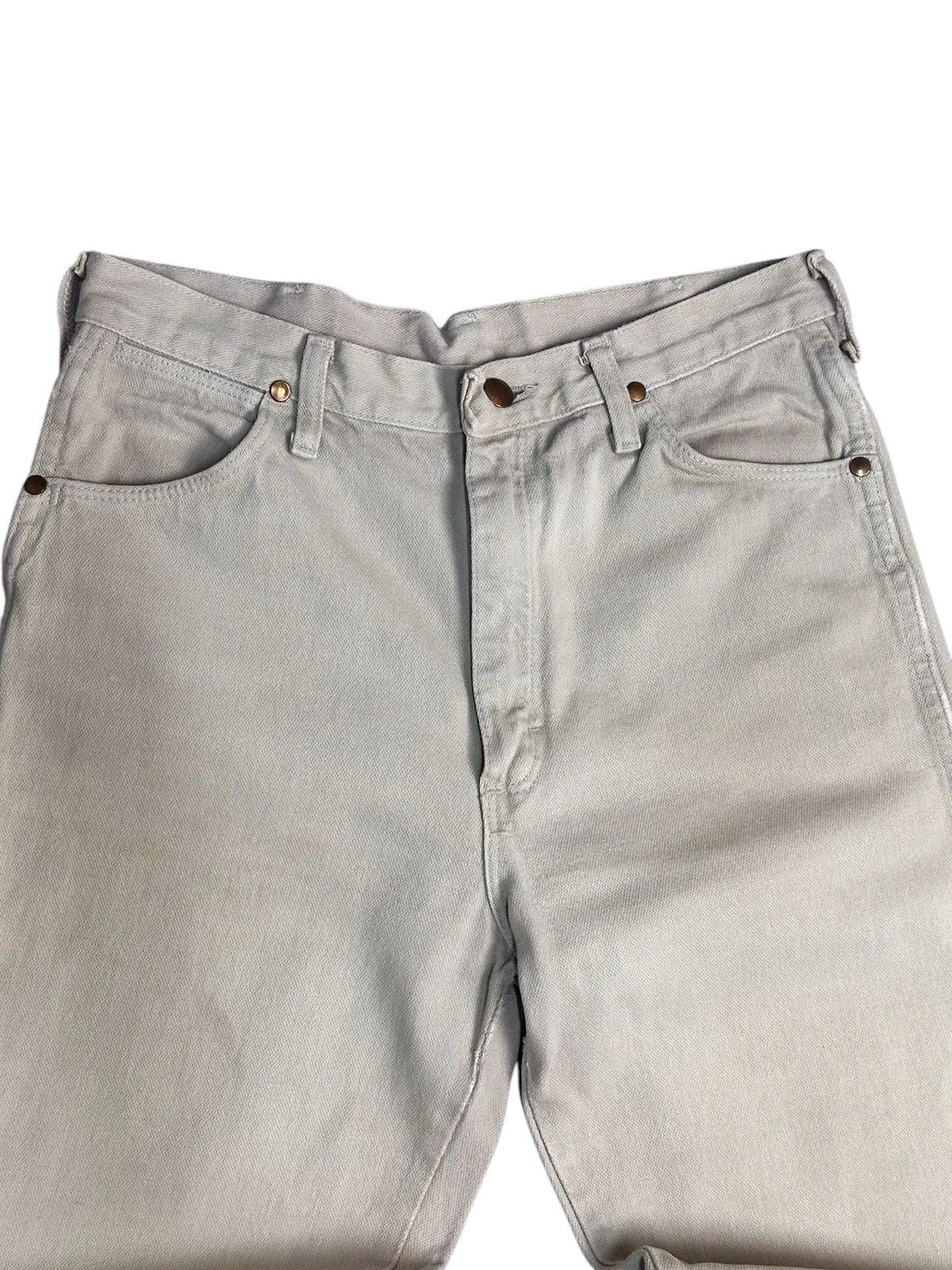 Wrangler Wrangler 80s Beige Denim Pants USA Vintage Straight 32 Size US 32 / EU 48 - 5 Thumbnail