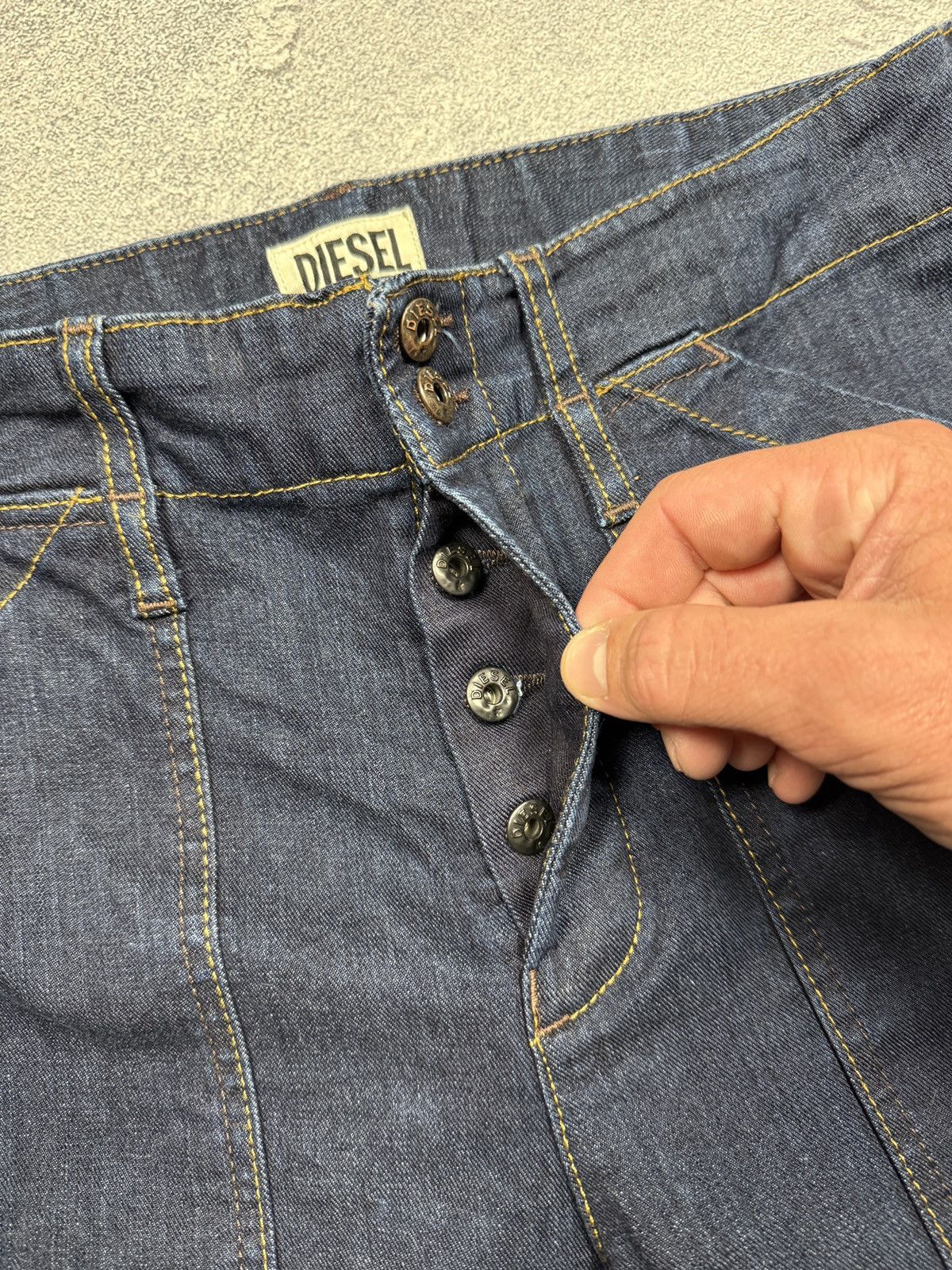 Diesel Y2K Diesel Jeans Rare Pocket Size US 27 - 9 Thumbnail
