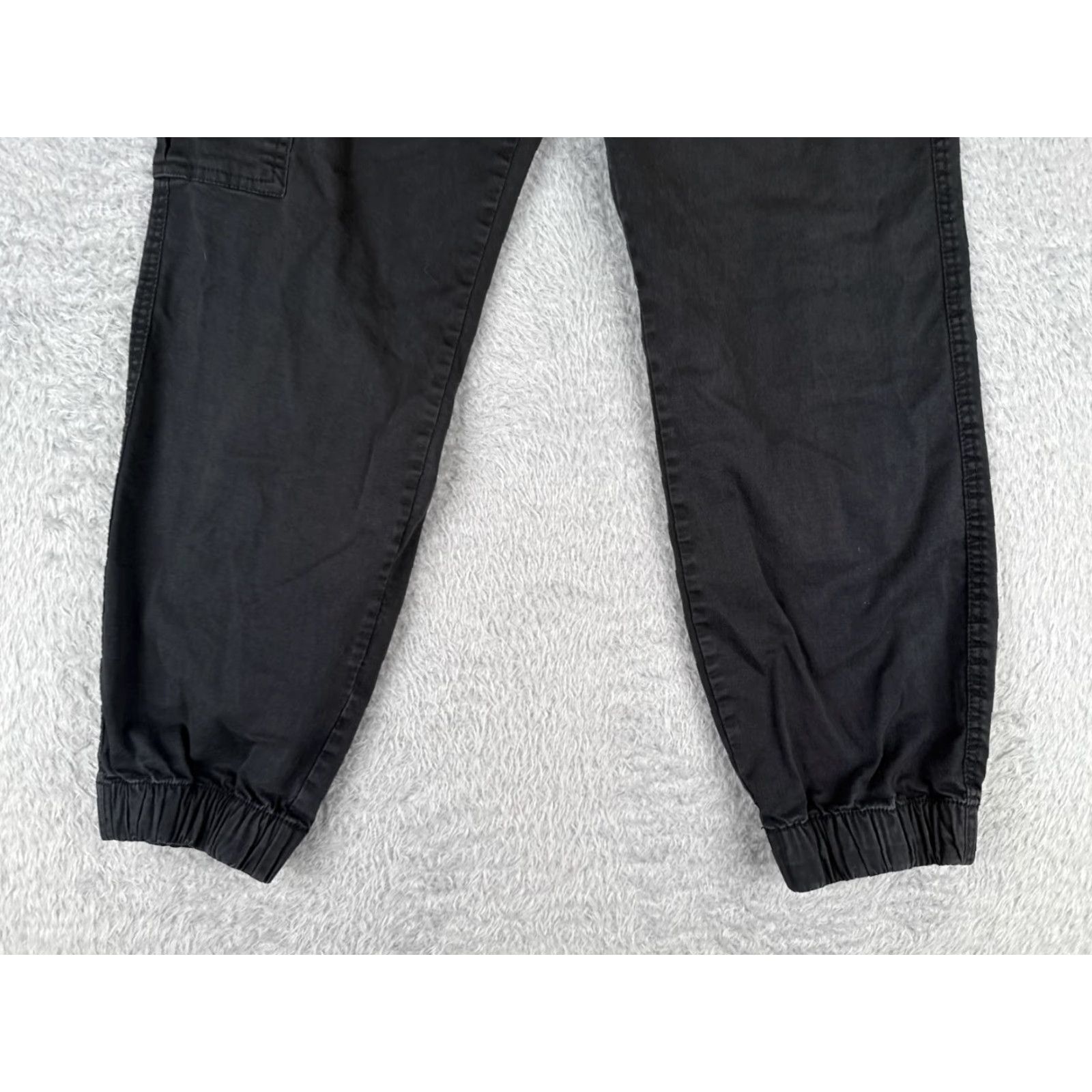 Cotton On Cotton On Women's Cargo Jogger Pants Black Tapered Stretch Denim 4 Utility Casual Size 27" / US 4 / IT 40 - 2 Thumbnail