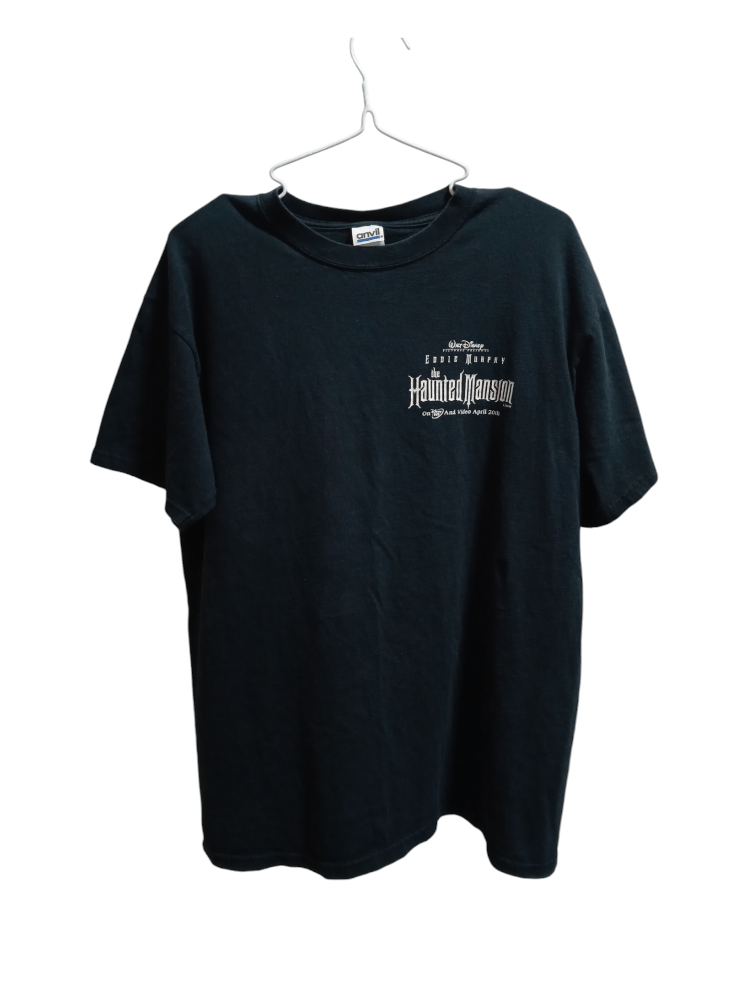 Vintage Vintage 2000s Eddie Murphy The Haunted Mansion DisneyT Shirt Size US L / EU 52-54 / 3 - 1 Thumbnail
