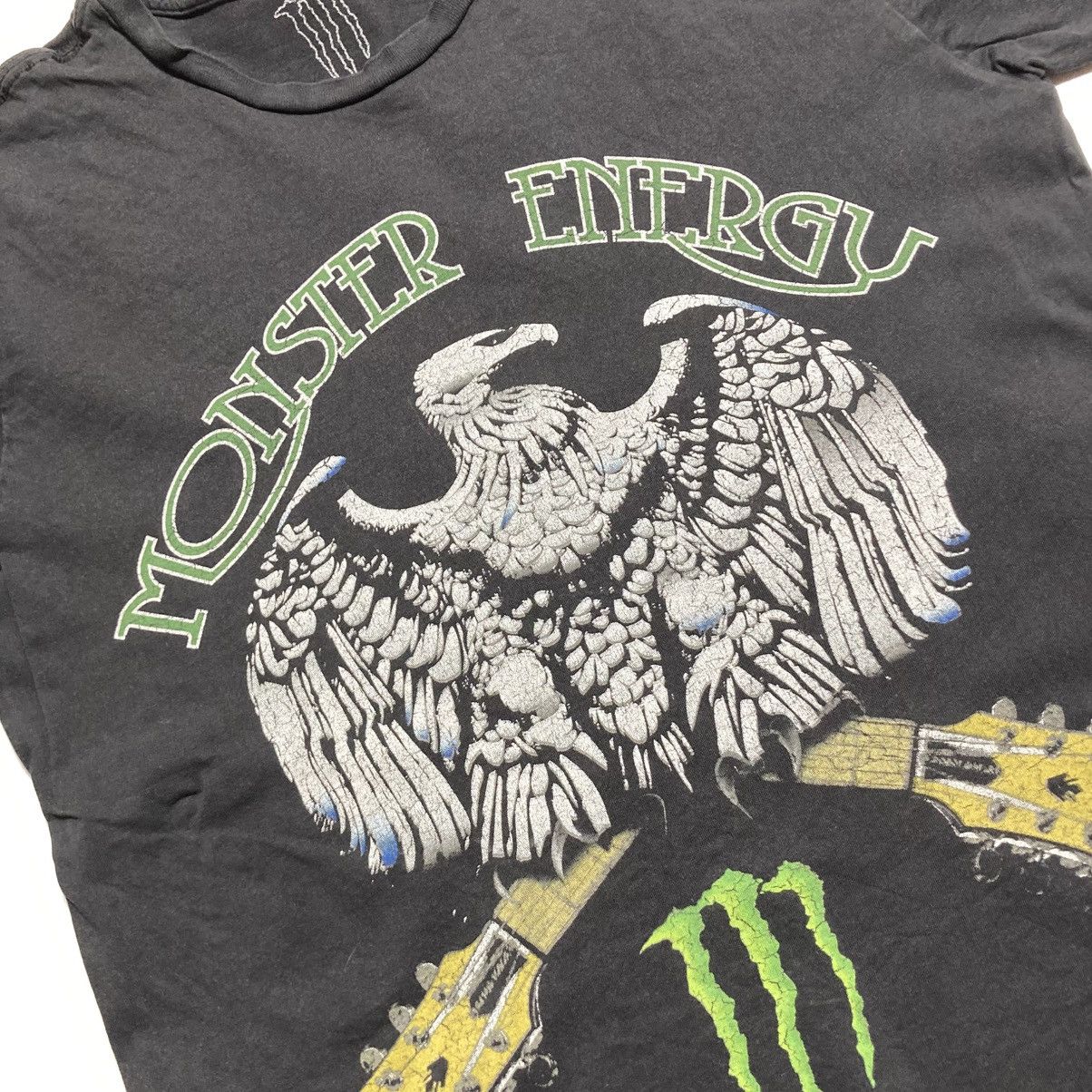 Harley Davidson × Vintage vintage monster energy faded tee Size US S / EU 44-46 / 1 - 2 Thumbnail