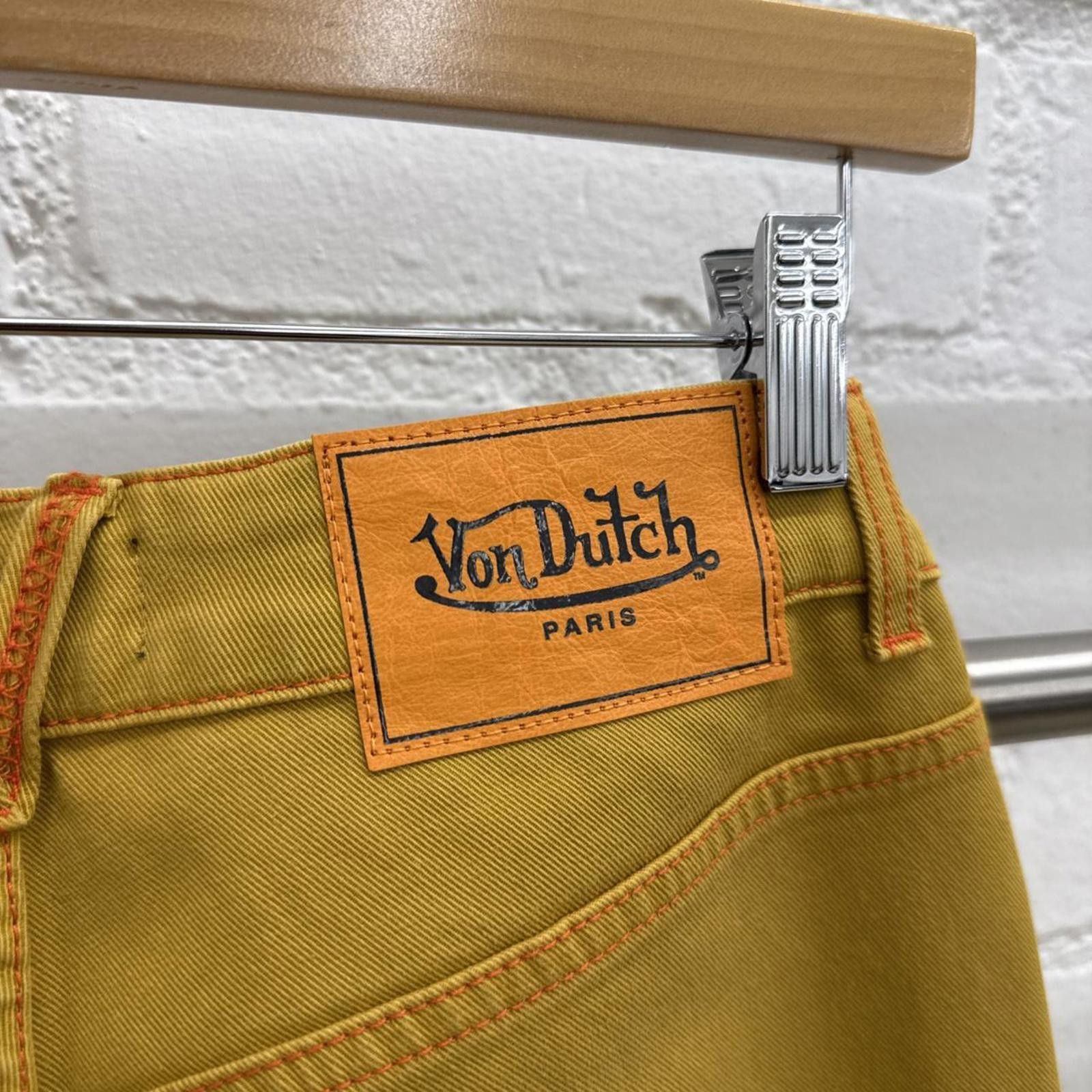Von Dutch Von Dutch Paris Yellow Flare Jeans Size W28 L30 Size US 28 / EU 44 - 4 Thumbnail