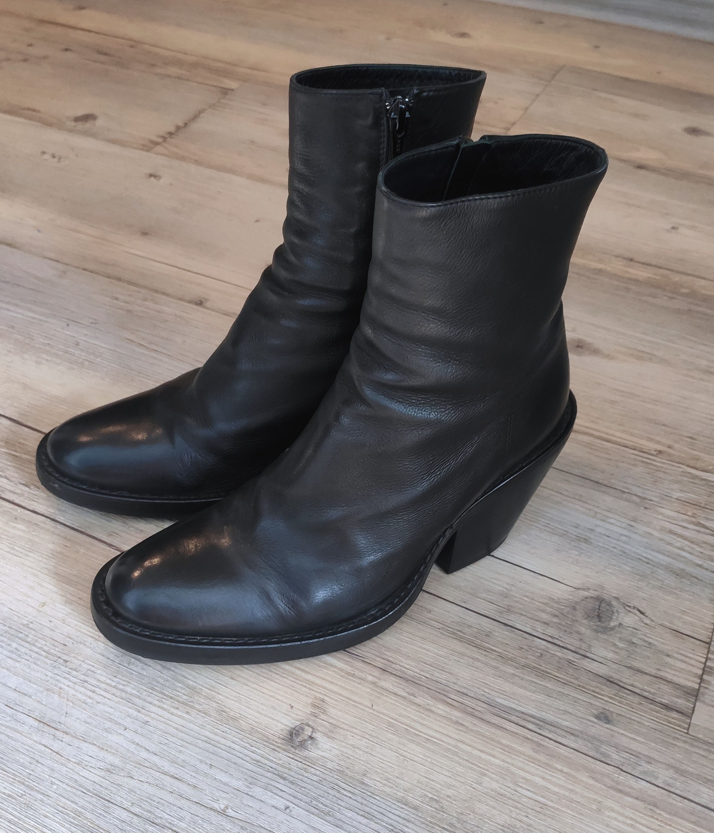 Ann Demeulemeester Western boots.Like Vetements or Balenciaga Size US 8 / IT 38 - 3 Thumbnail