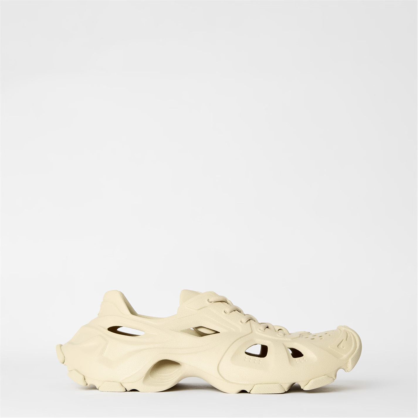 Balenciaga o1g2r1mq0226 HD Rubber Low Top Sneakers In Taupe Size US 8 / EU 41 - 1 Thumbnail