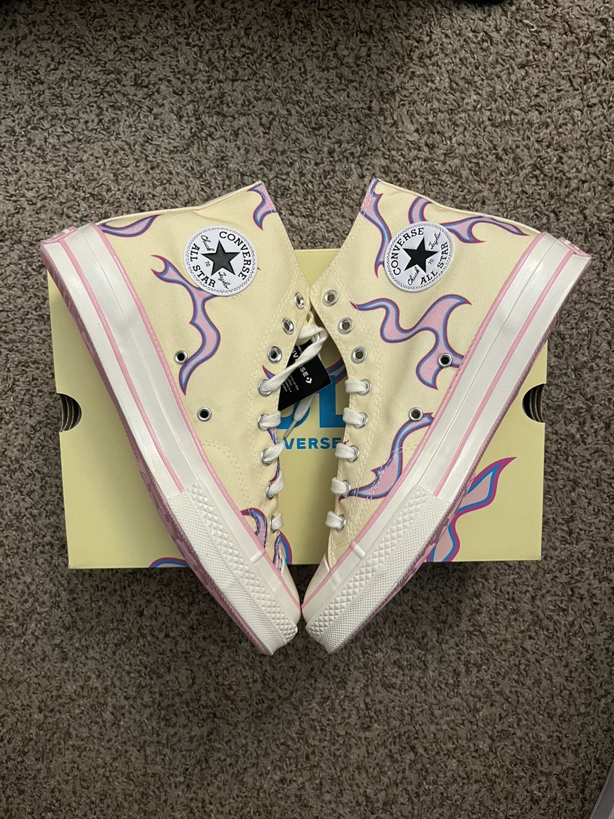 Converse × Golf le Fleur Converse x Golf le Fleur Chuck Hi Flames Size US 9.5 / EU 42-43 - 2 Thumbnail