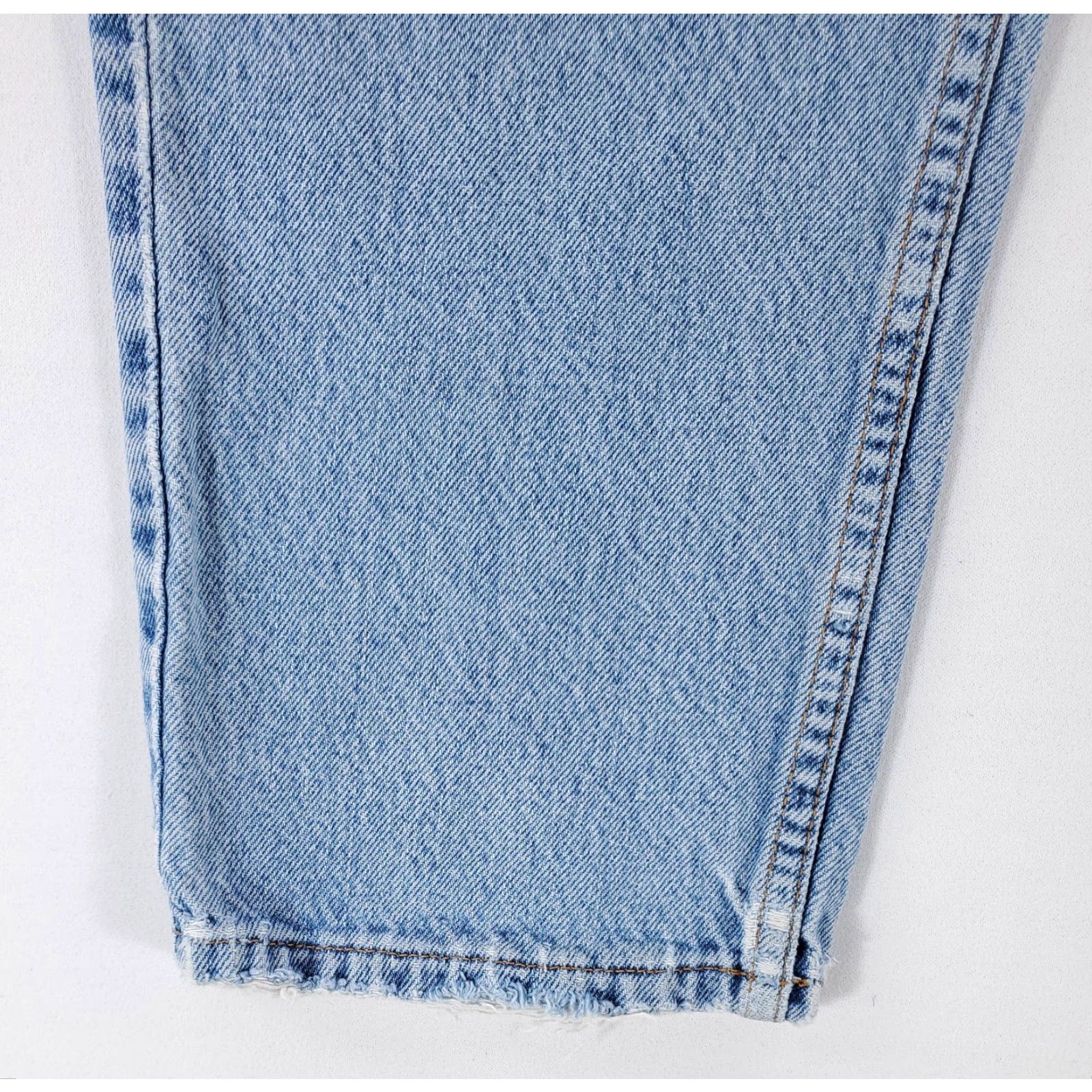 Gap VINTAGE GAP 90s Easy Fit Blue Jeans Distressed Zip Fly Mens 30 x 31 Actual 90s Denim, Loose, Regular Fit Mens Jeans Size US 30 / EU 46 - 3 Thumbnail