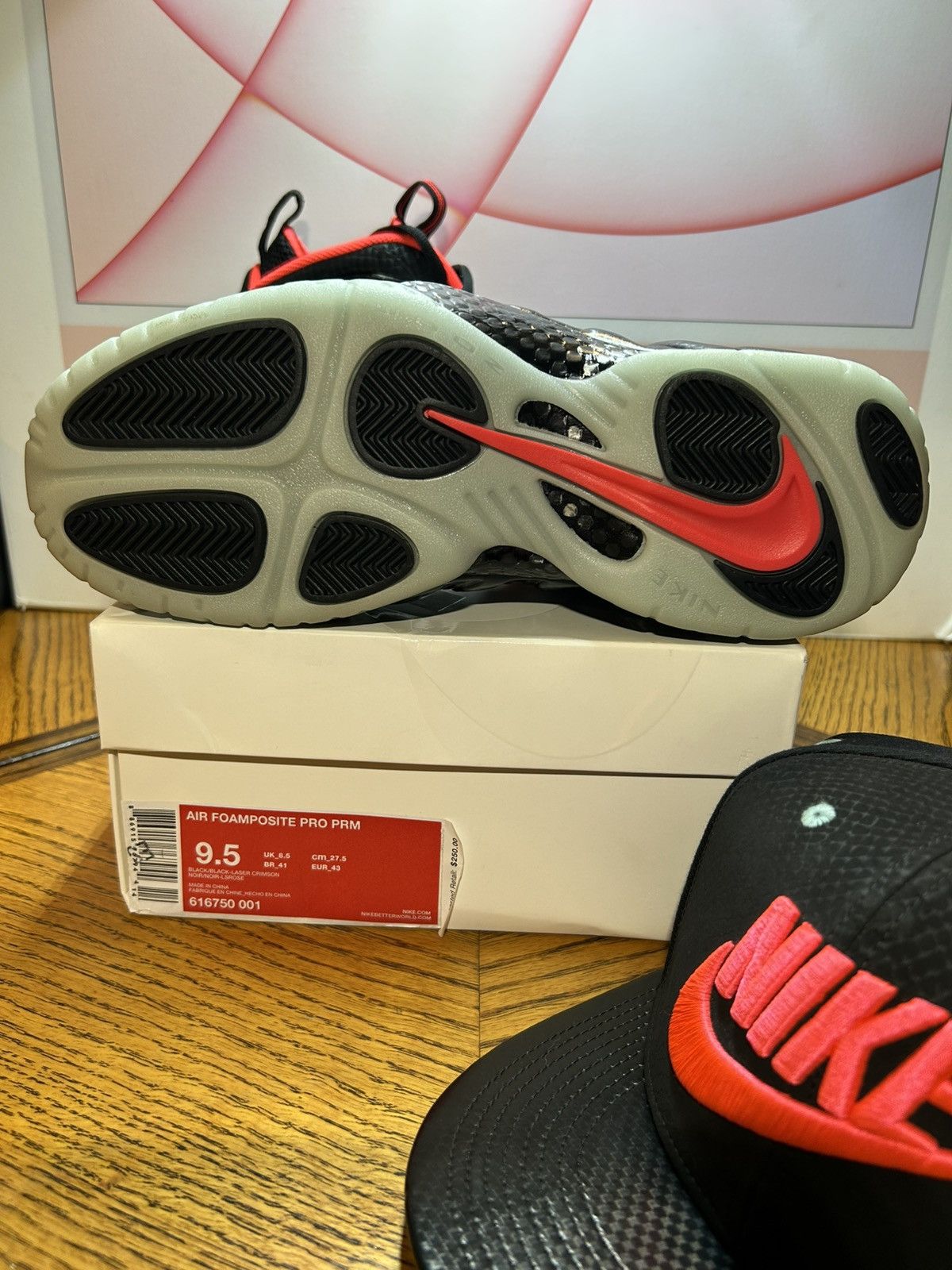 Nike Size 9.5 - Nike Air Foamposite Pro Prm Yzy Yeezyy 2014 Size US 9.5 / EU 42-43 - 7 Thumbnail