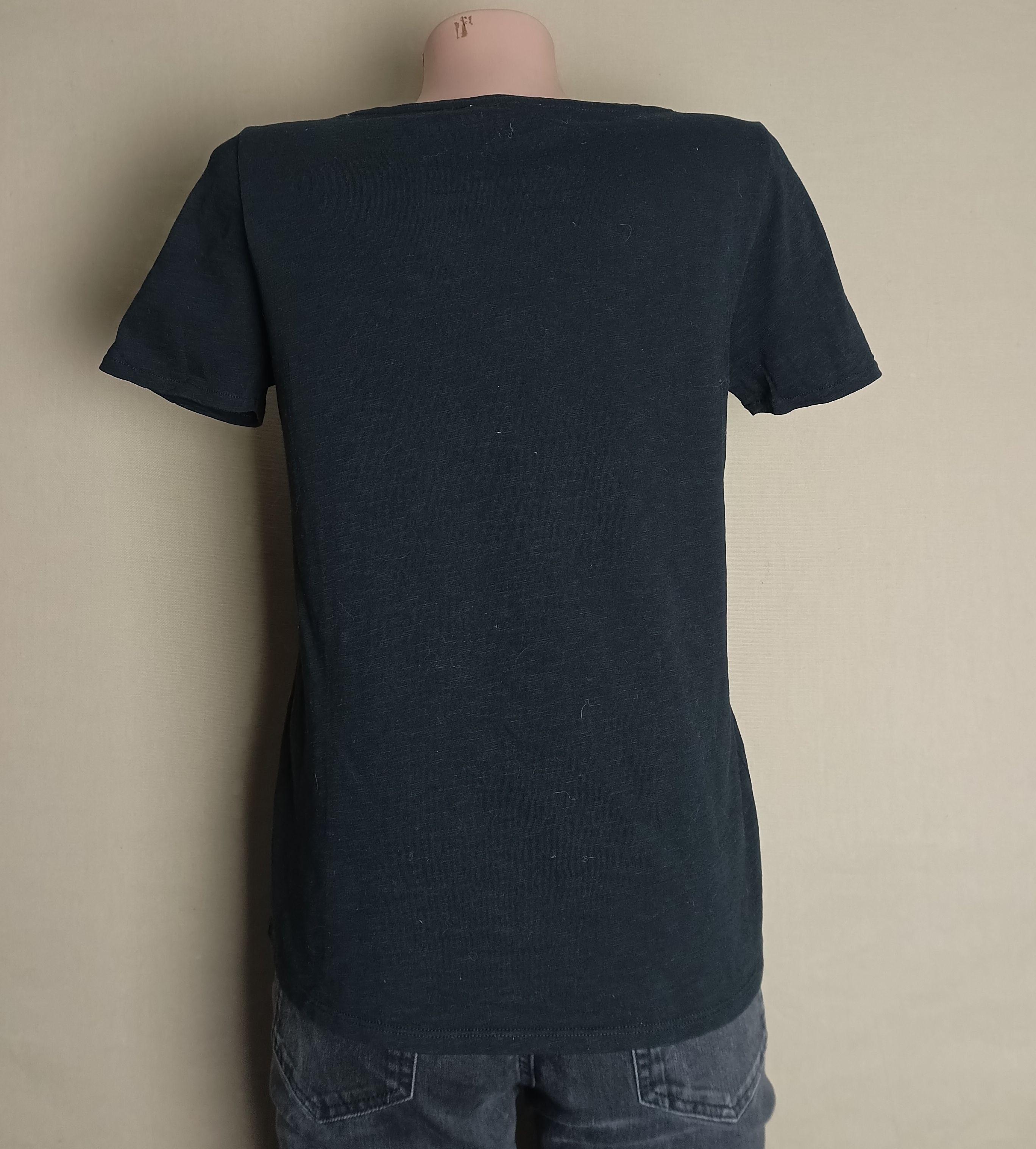 Sezane SEZANE Malcolm Black Cotton T-Shirt Size S Size S / US 4 / IT 40 - 5 Thumbnail