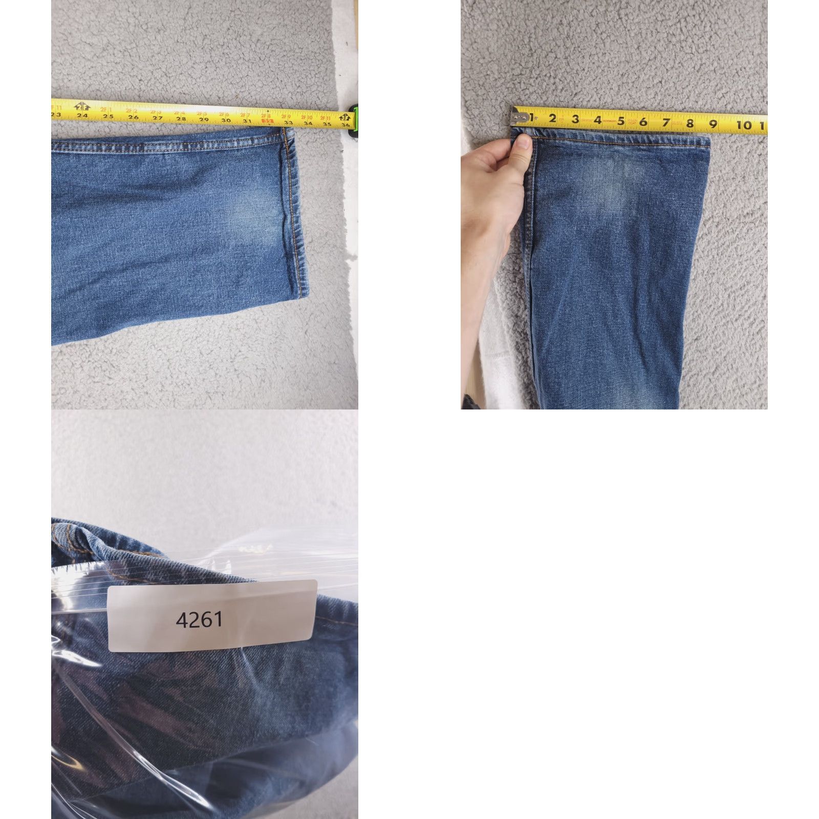 Old Navy Old Navy Jeans Mens 34x33 Blue Straight Fit Medium Wash Size US 34 / EU 50 - 8 Thumbnail