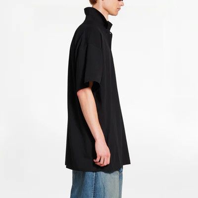 Balenciaga os11x0326 BB Garderobe Polo Shirt in Black Size US M / EU 48-50 / 2 - 4 Thumbnail