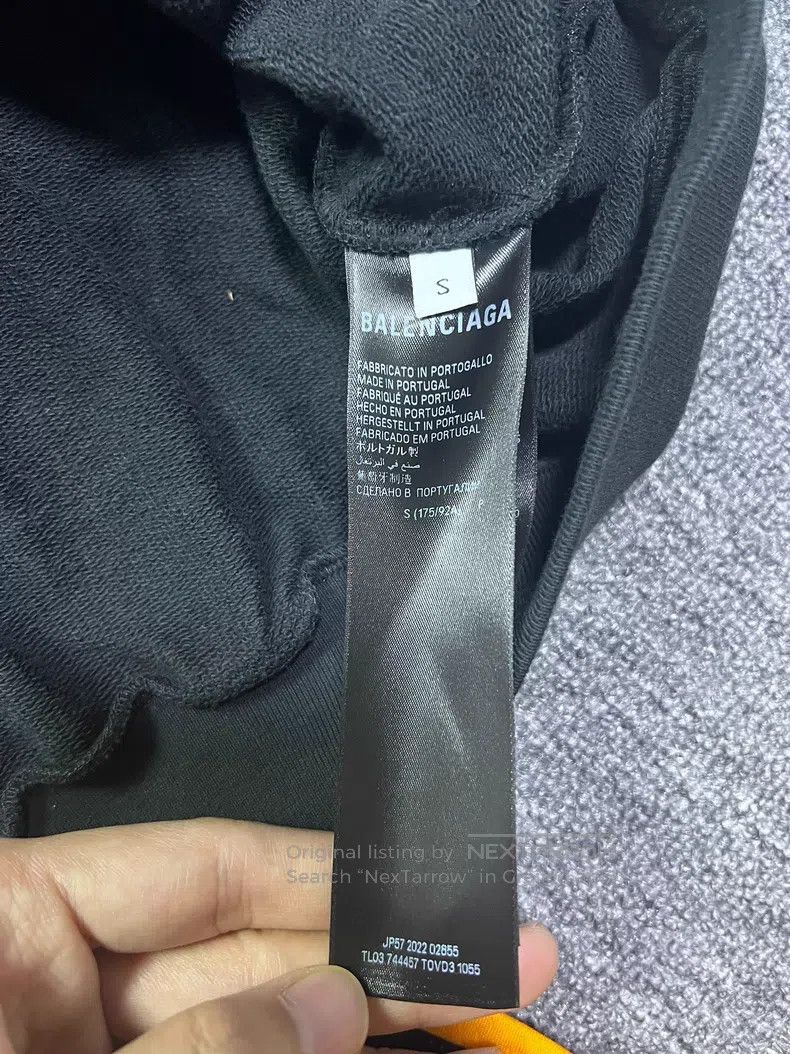 Balenciaga Balenciaga Solid Color Sticker Zip-Up Hooded Sweatshirt Ja Size US S / EU 44-46 / 1 - 4 Thumbnail