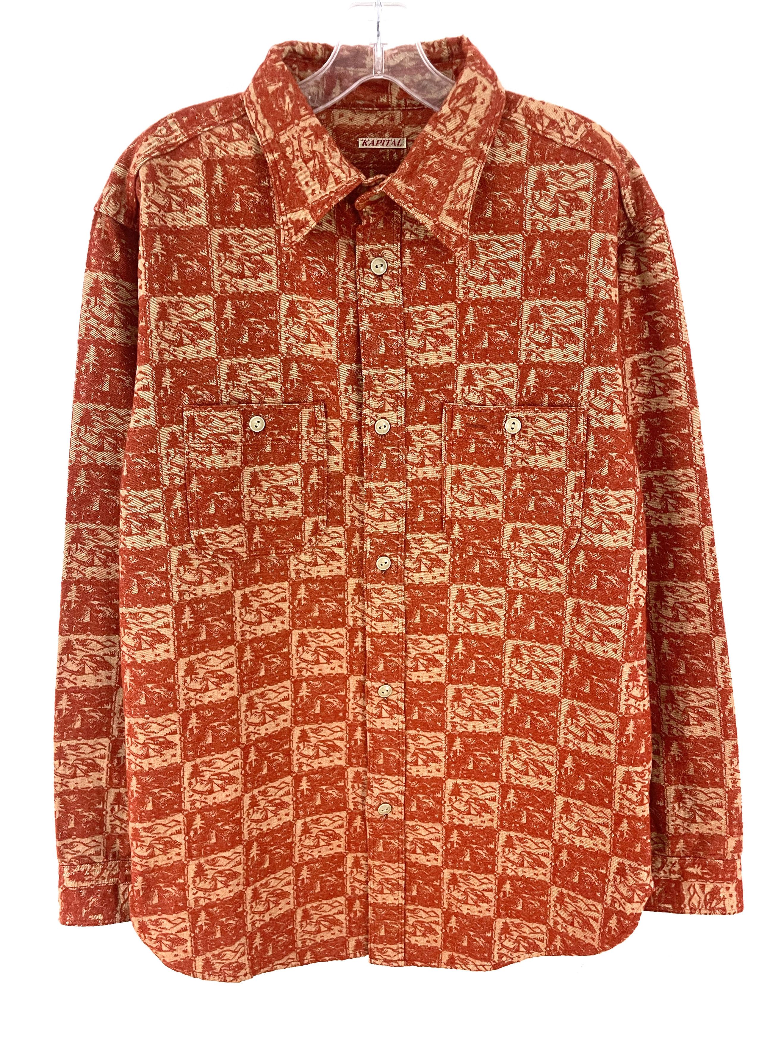 Kapital Checkered Tent Buttonup Size US XL / EU 56 / 4 - 4 Thumbnail