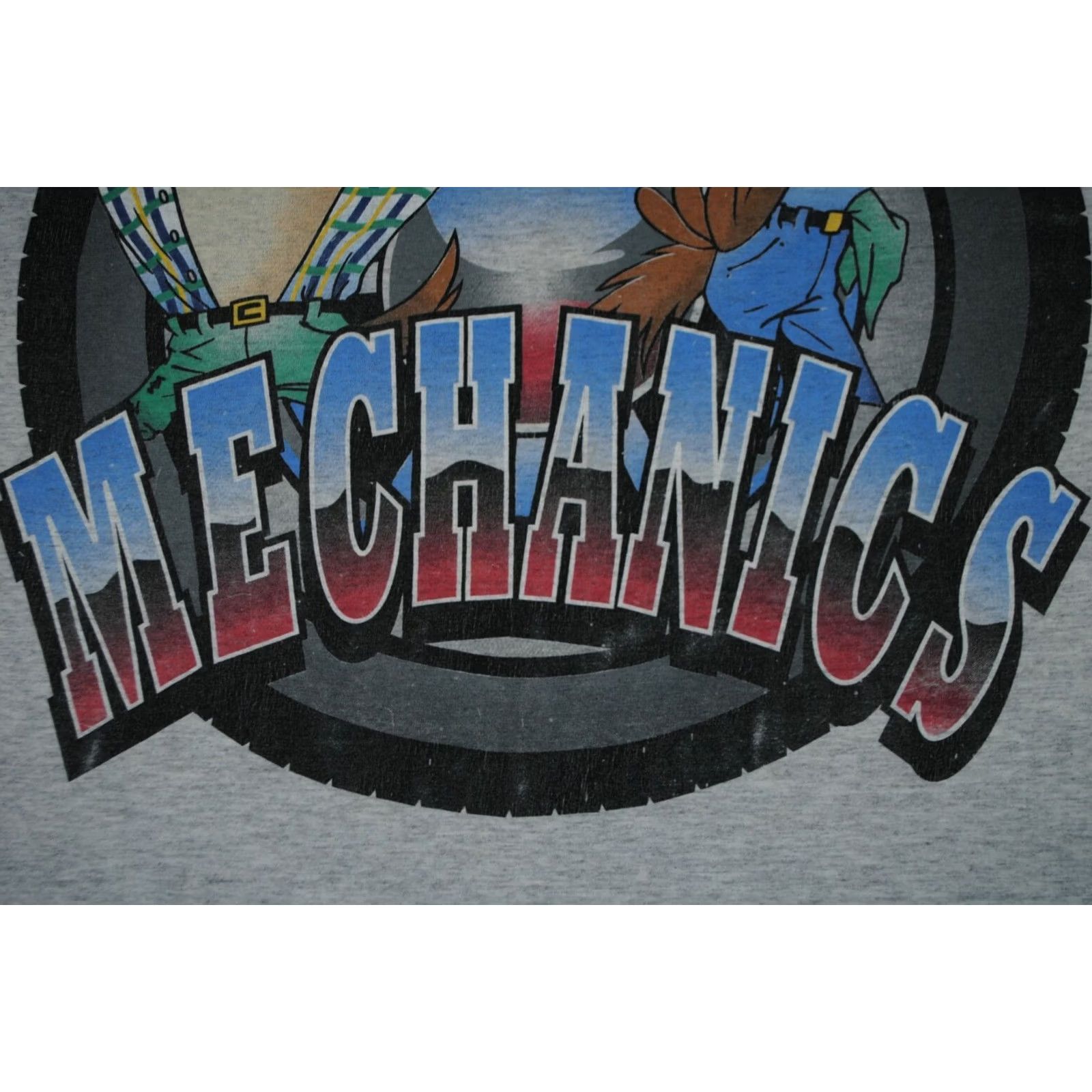 Vintage VINTAGE LOONEY TUNES WARNER BROS. HOT RODS MECHANICS COTTON SIZE MENS XL T-SHIRT gray 1996 Size US XL / EU 56 / 4 - 7 Thumbnail