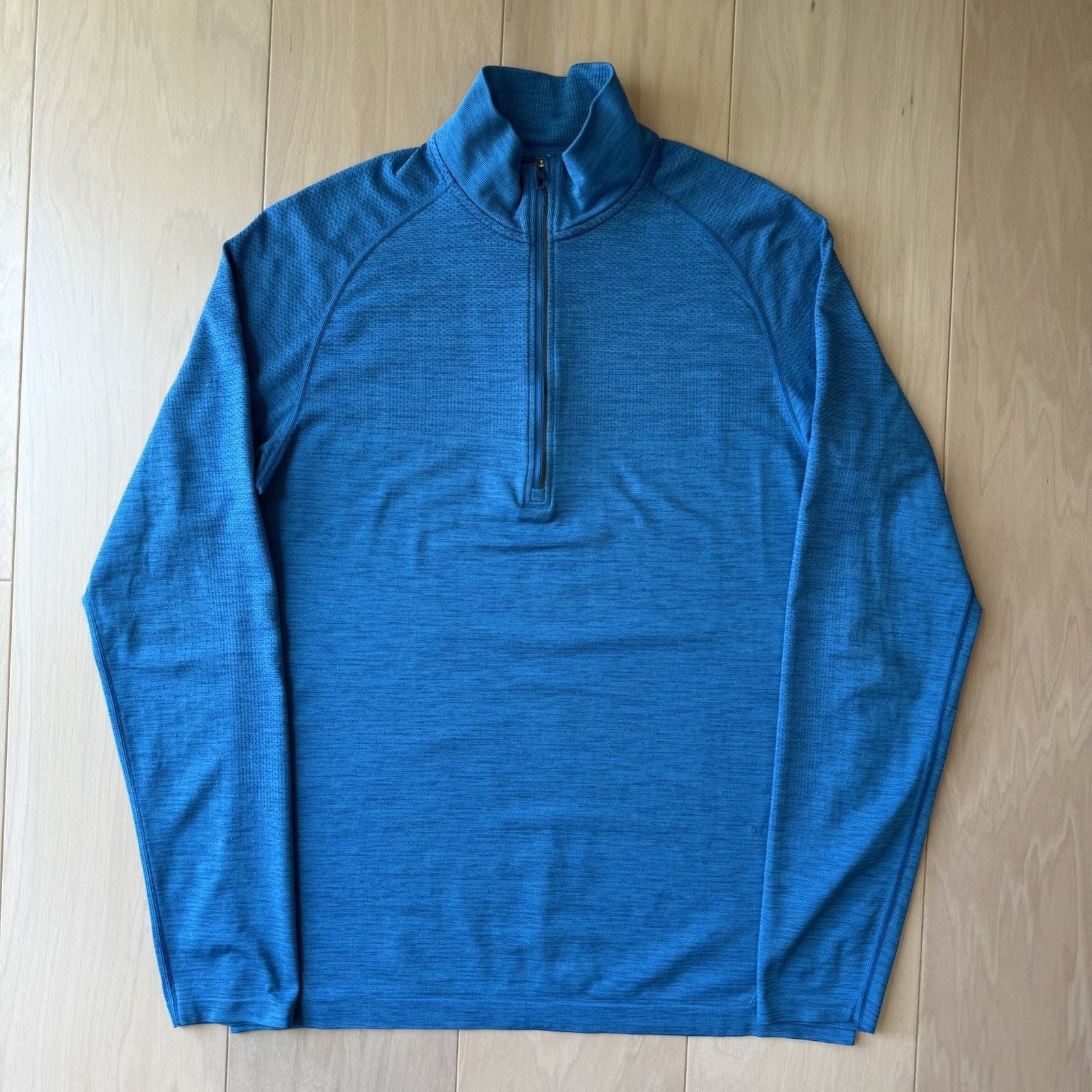Lululemon Lululemon Metal Vent Tech 1/2 Zip Pullover M Blue Utility Size US M / EU 48-50 / 2 - 2 Thumbnail