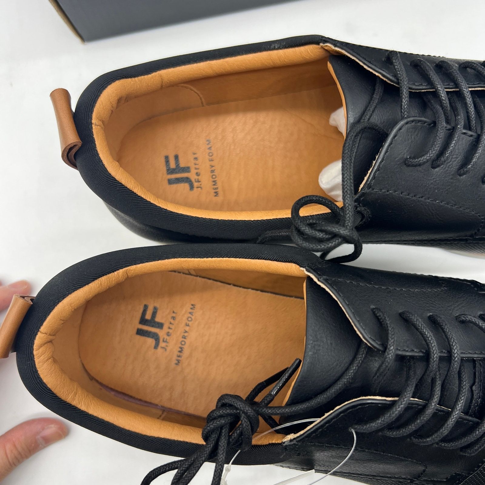 Other J. Ferrar Founder Men's Dress Shoes Oxford Shoes Black Size US 11 / EU 44 - 6 Thumbnail