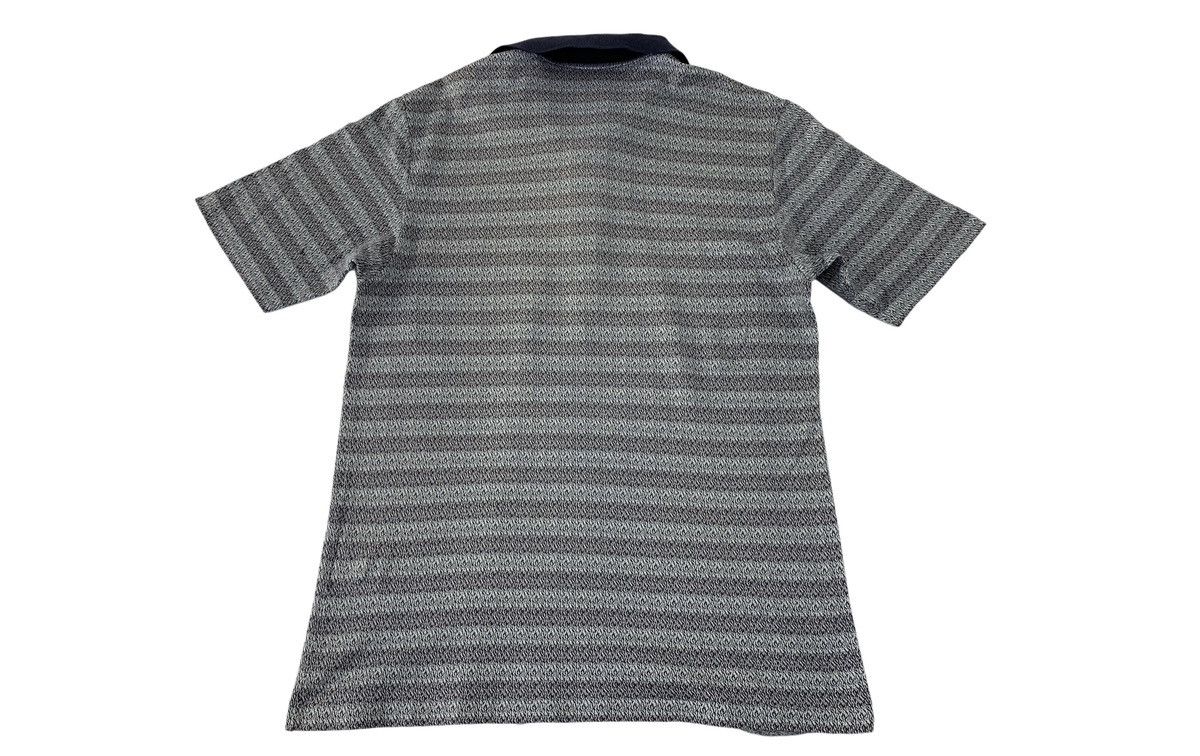 Alfred Dunhill 90s Dunhill Made In Italy Striped Single Pocket Polo Tee Size US S / EU 44-46 / 1 - 2 Thumbnail