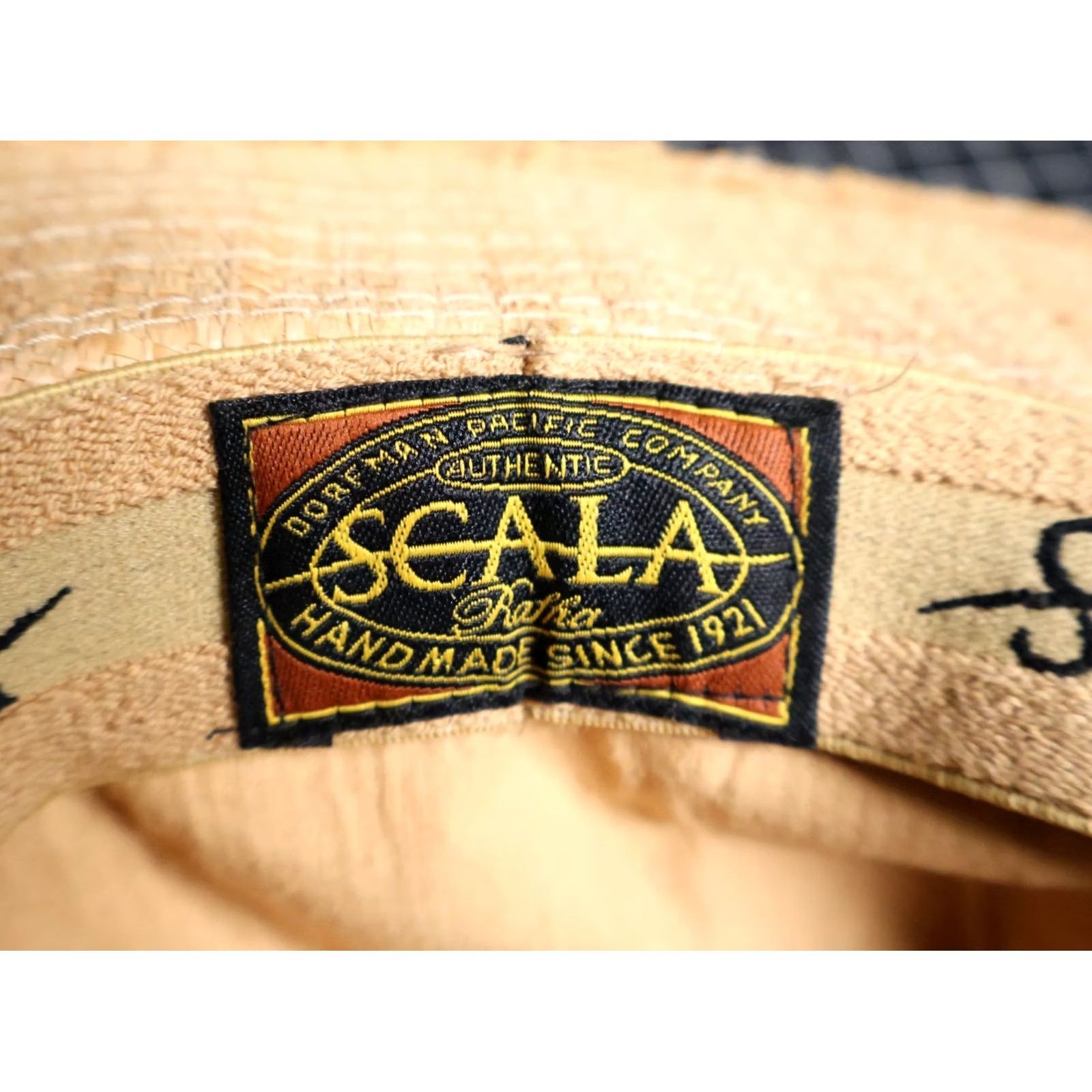 Vintage VINTAGE Scala Panama Hat Men Medium Beige Straw Packable Handmade Retro VTG Hat Size ONE SIZE - 2 Thumbnail