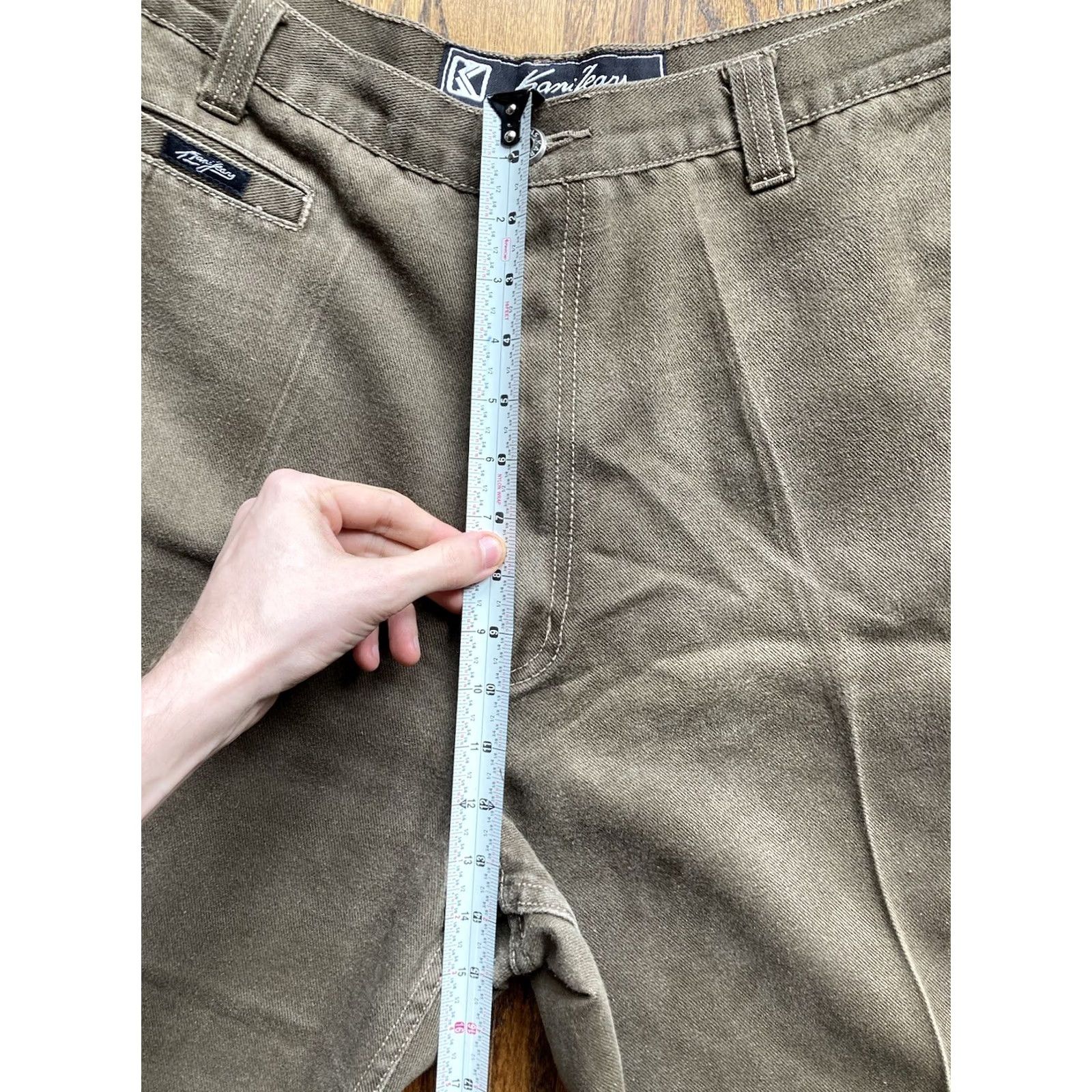 Karl Kani VINTAGE Karl Kani Jeans Baggy 40x31 90s Brown Denim Cotton Polyester Men Regular Wide-Leg Pockets 31 Inseam 90s Hip Hop Size 40 Mens Size US 40 / EU 56 - 5 Thumbnail